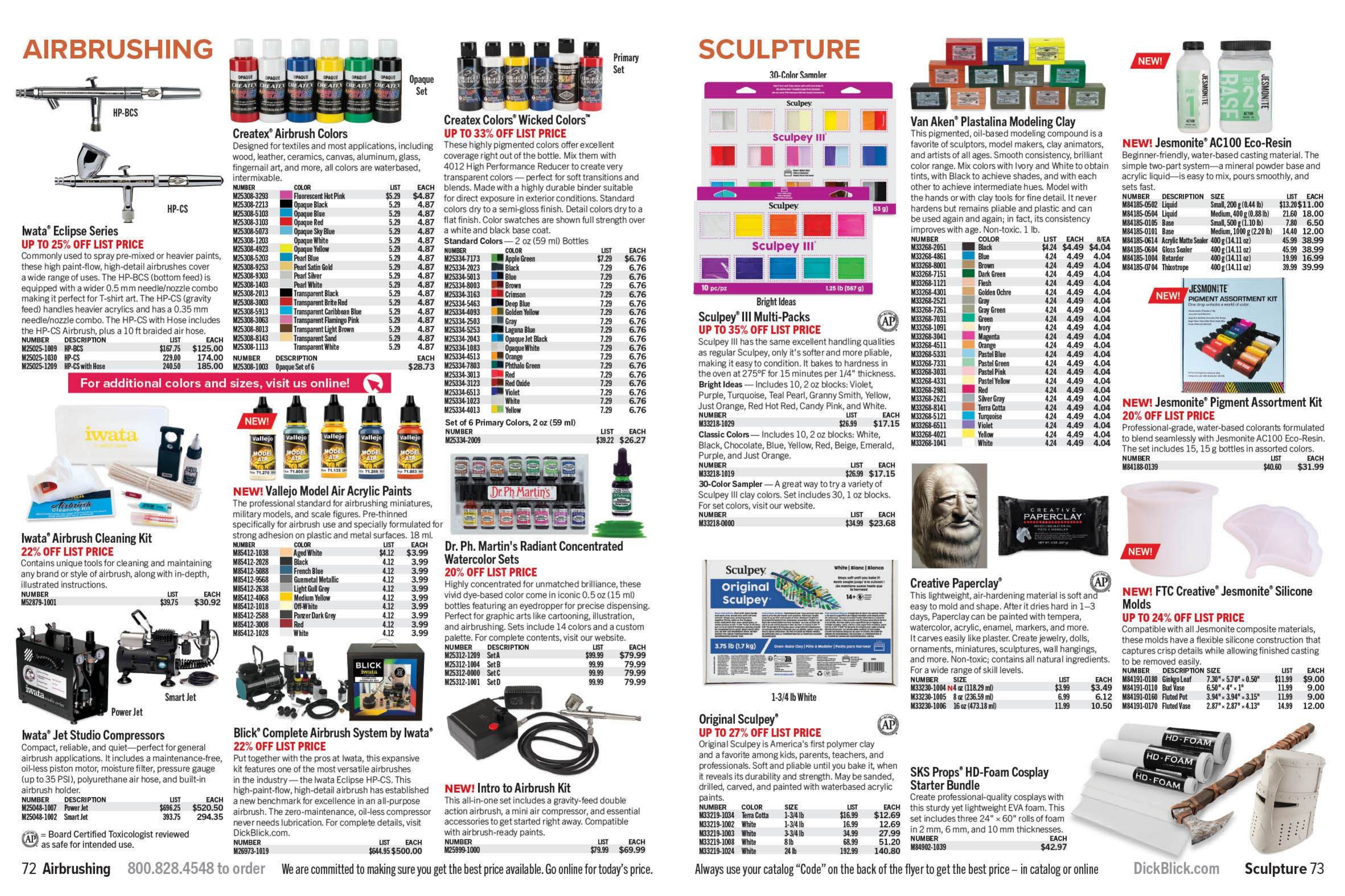 BLICK Art Materials Materials for Artists Sale Weekly Ad October 1, 2026 - January 31, 2027