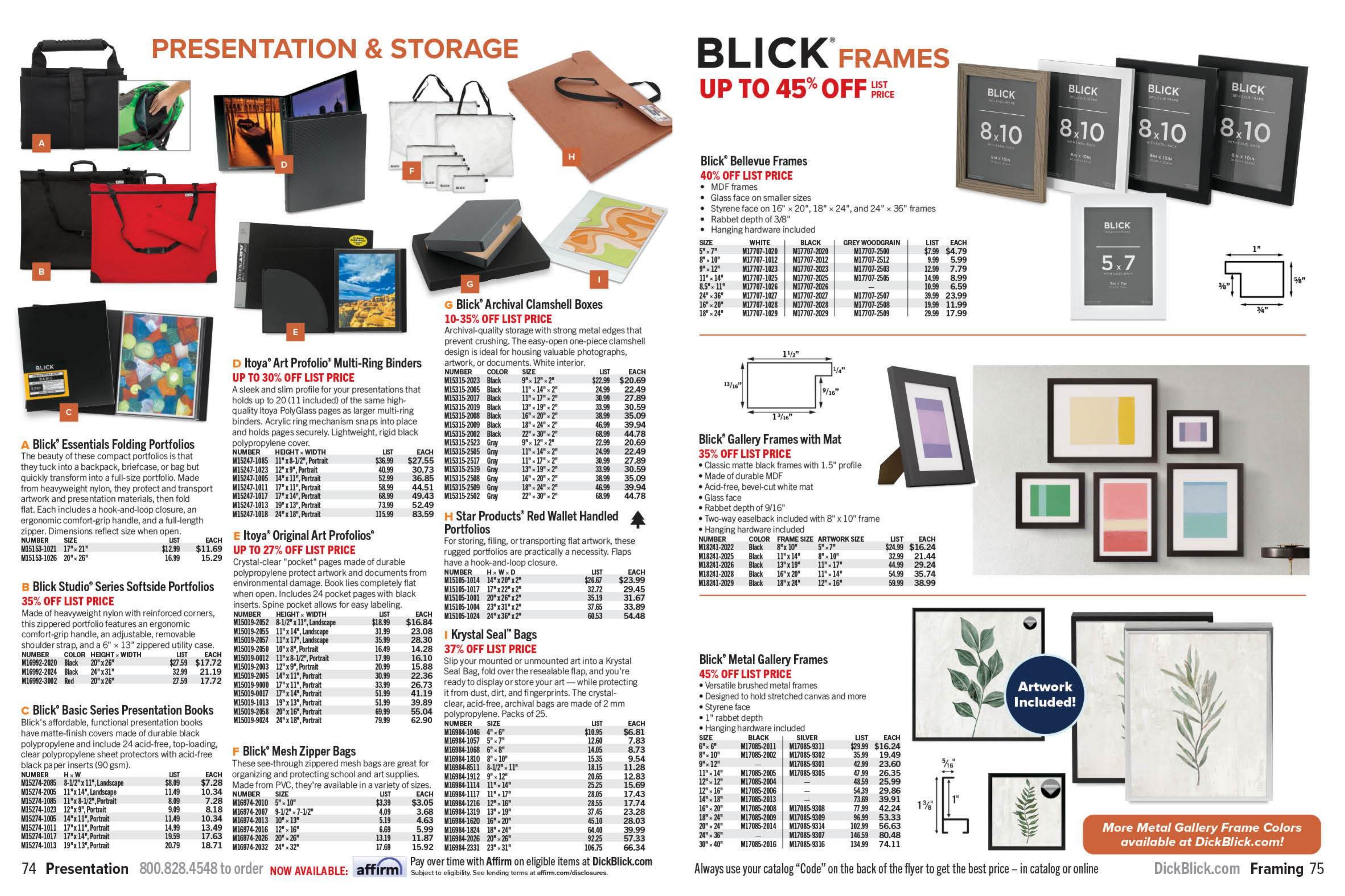 BLICK Art Materials Materials for Artists Sale Weekly Ad October 1, 2026 - January 31, 2027