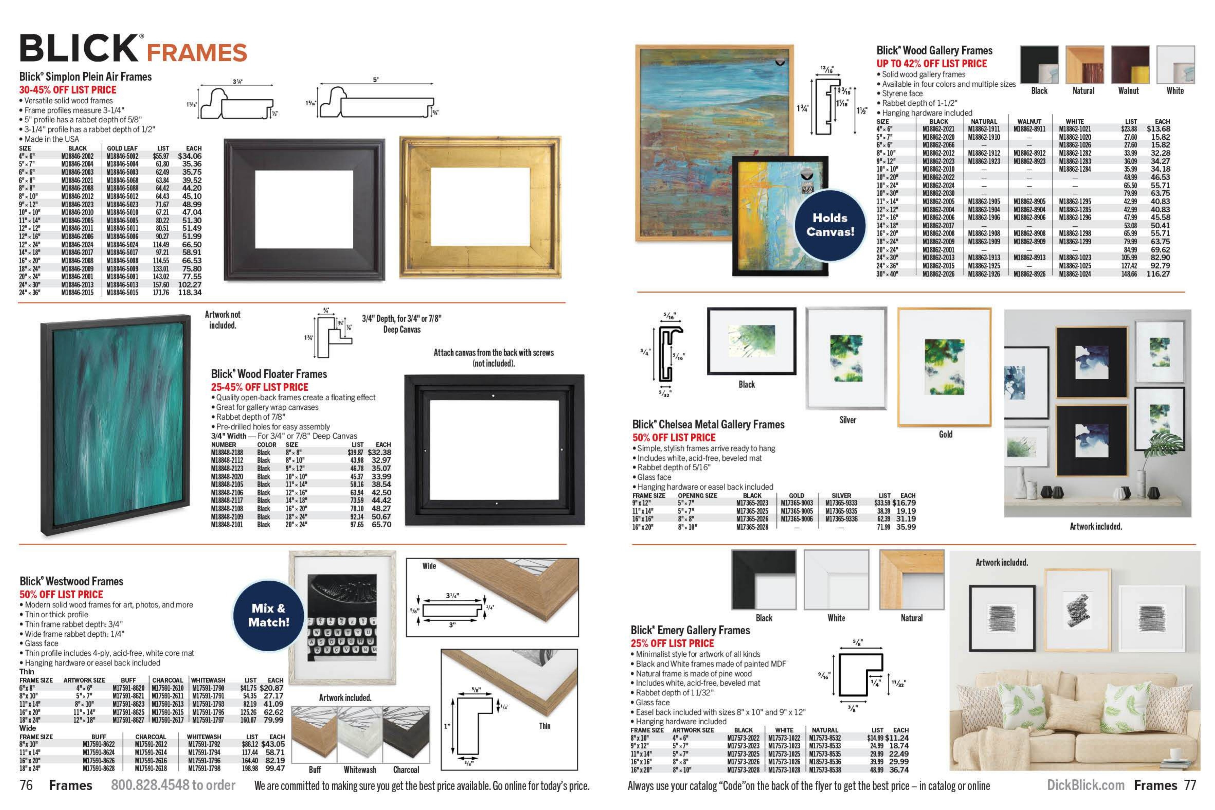 BLICK Art Materials Materials for Artists Sale Weekly Ad October 1, 2026 - January 31, 2027