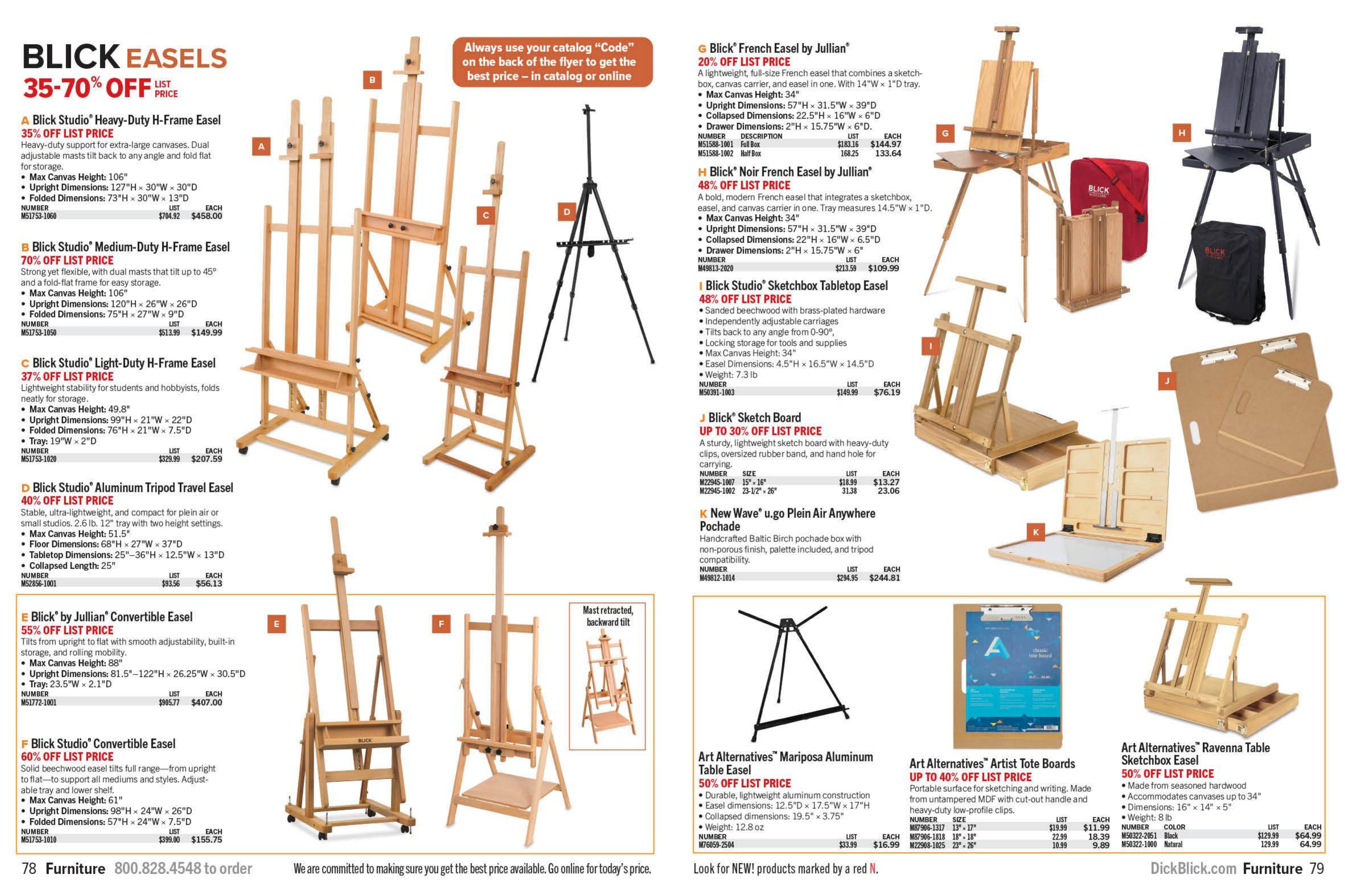 BLICK Art Materials Materials for Artists Sale Weekly Ad October 1, 2026 - January 31, 2027