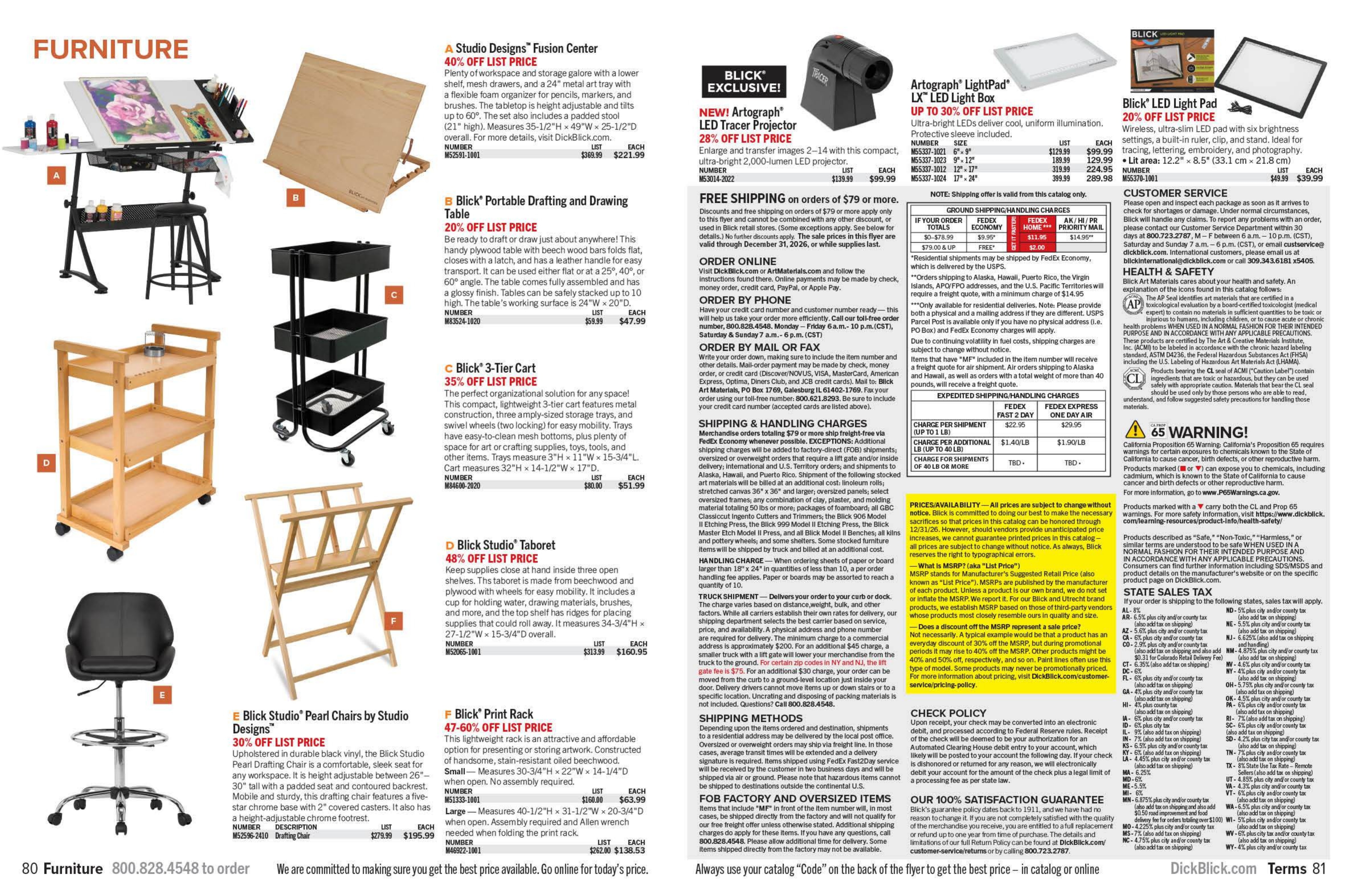 BLICK Art Materials Materials for Artists Sale Weekly Ad October 1, 2026 - January 31, 2027