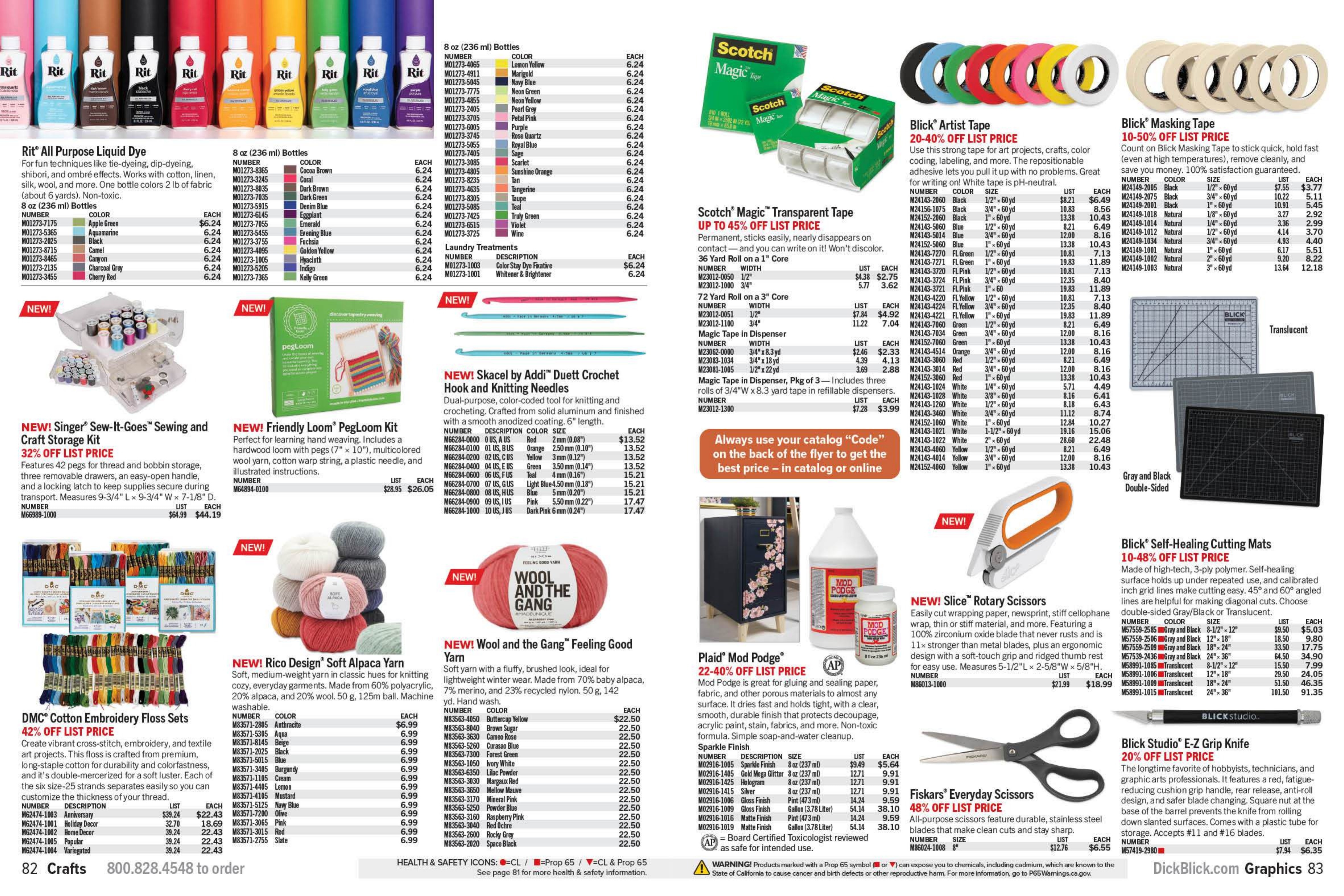BLICK Art Materials Materials for Artists Sale Weekly Ad October 1, 2026 - January 31, 2027