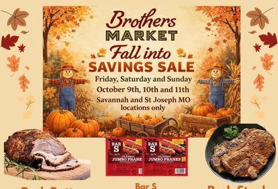 Brothers Market (Missouri) 3 Day Sale Weekly Ad October 9 - 11, 2026