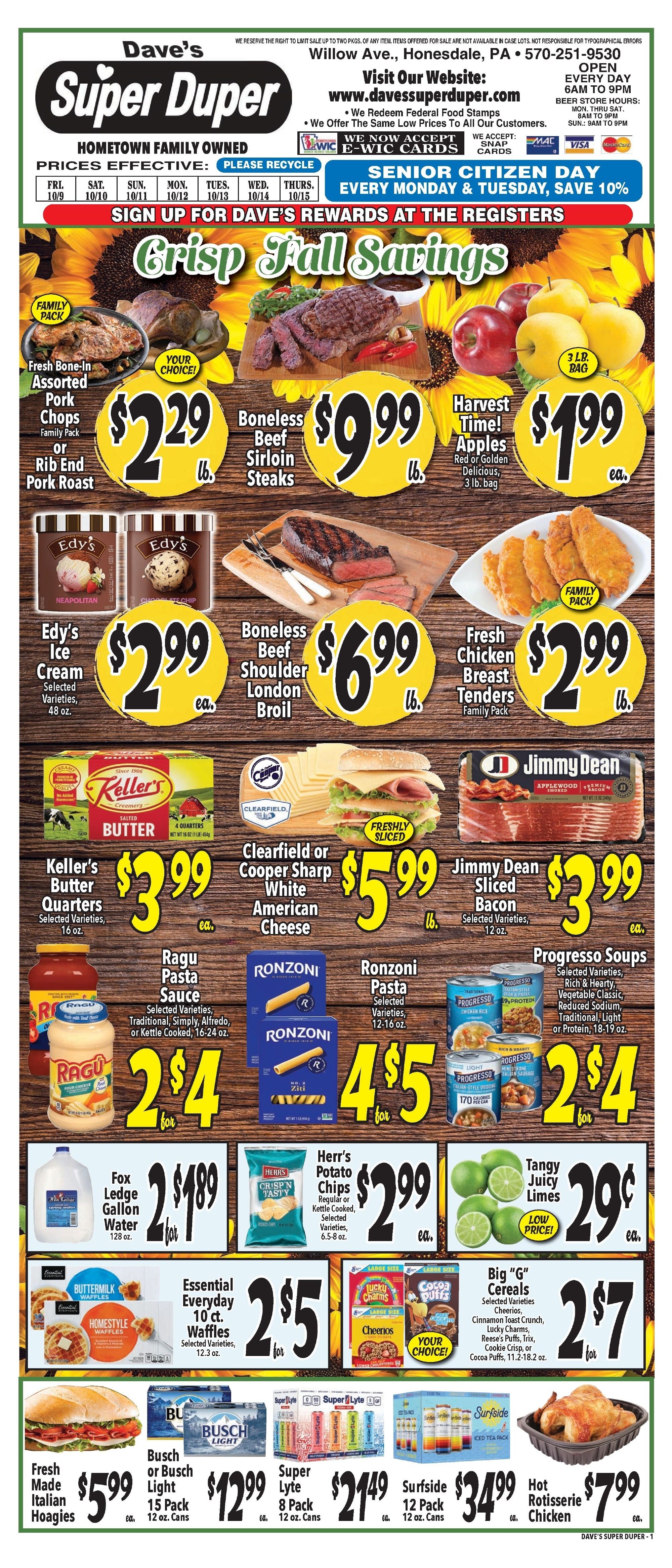 Dave's Super Duper Weekly Ad October 9 - 15, 2026