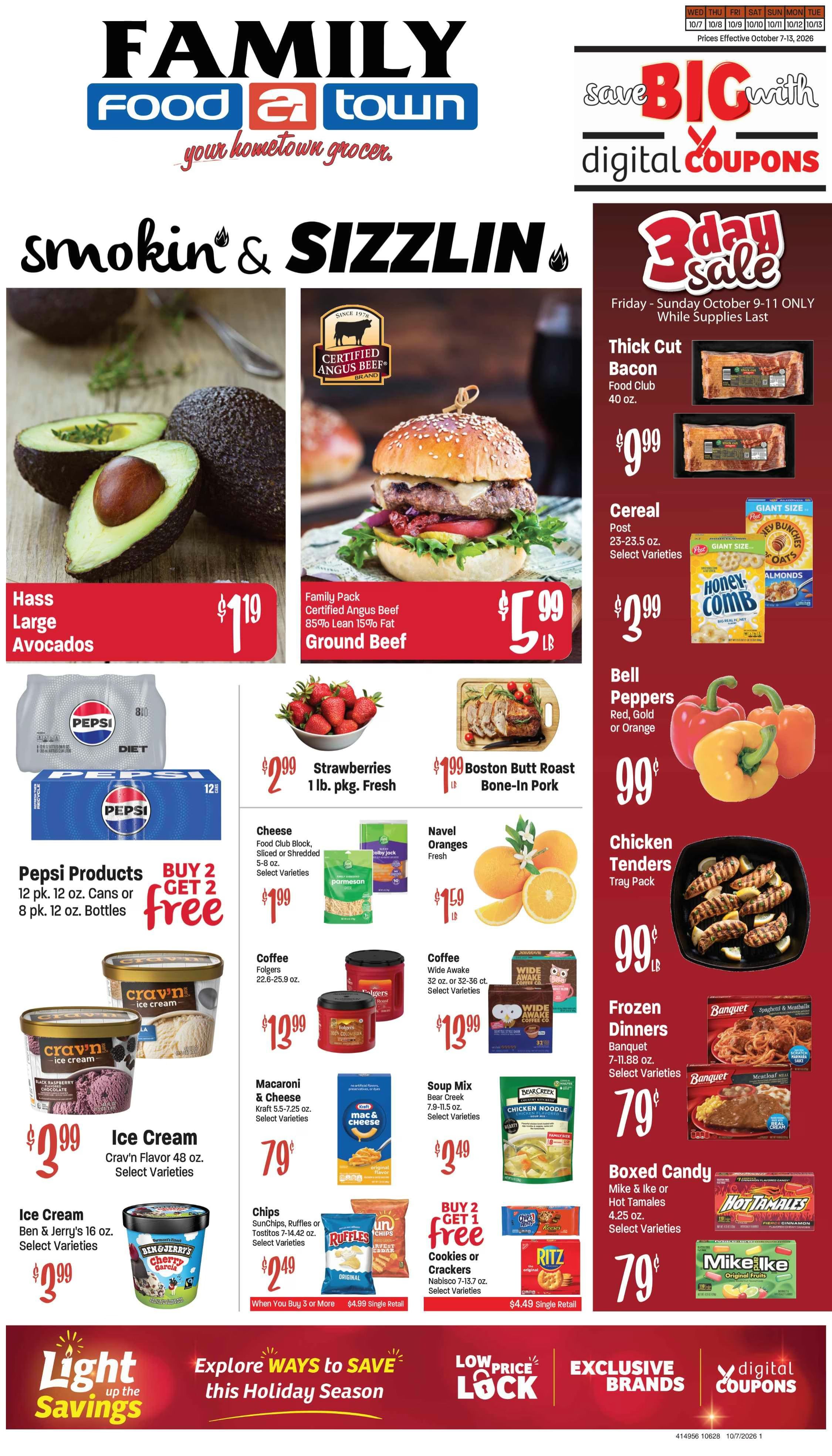 Family Food Town (112 W 3rd St, Palisade, CO) Weekly Ad October 7 - 13, 2026