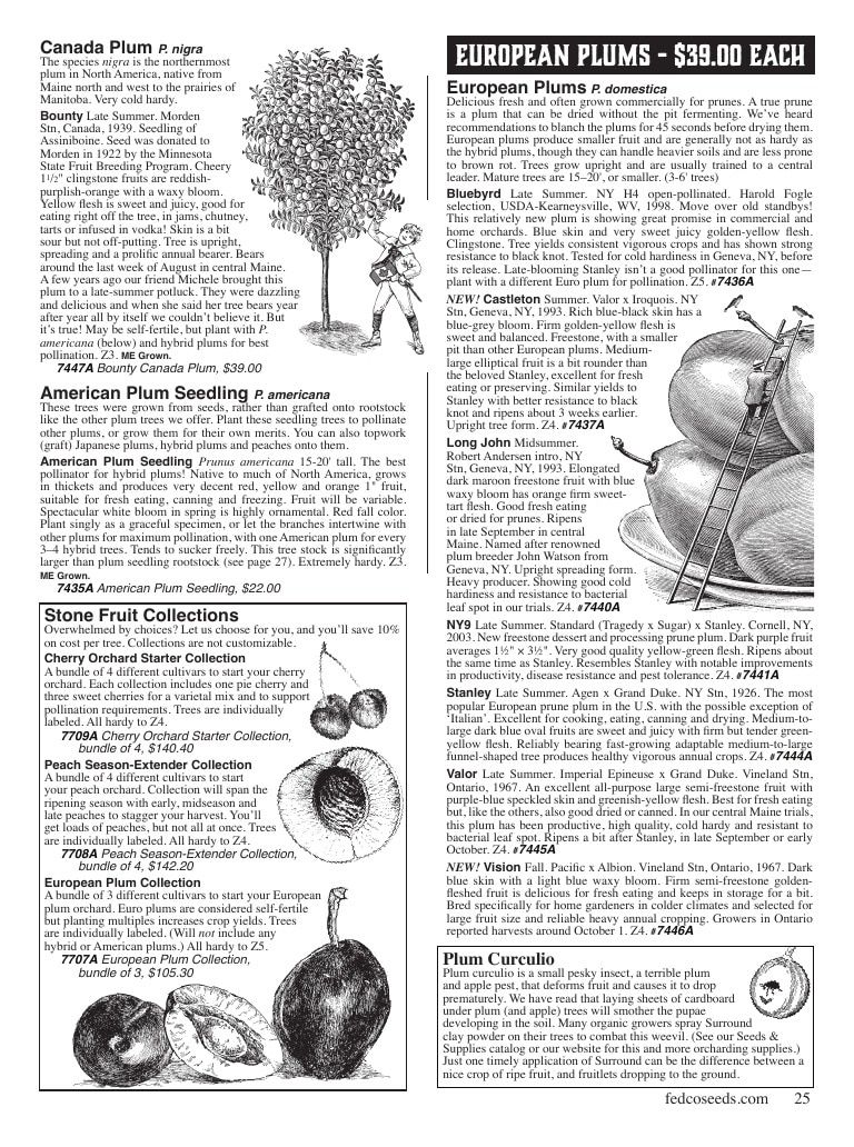 Fedco Seeds Trees Catalog Weekly Ad January 1 - December 31, 2027