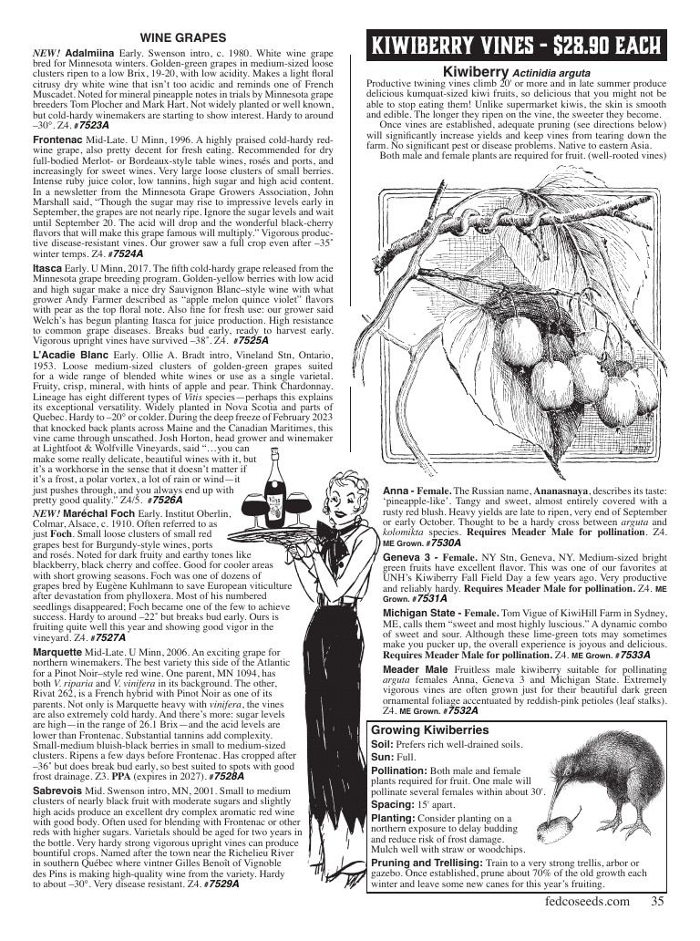 Fedco Seeds Trees Catalog Weekly Ad January 1 - December 31, 2027