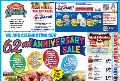 Randy's Neighborhood Market (DeWitt, IA) Weekly Ad October 7 - 13, 2026