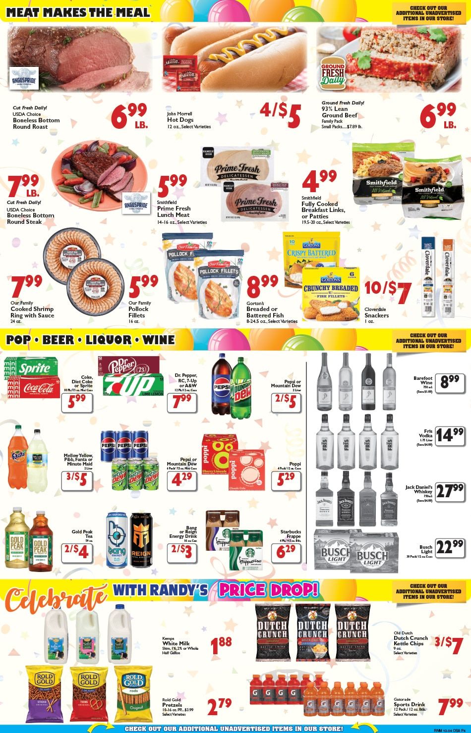 Randy's Neighborhood Market (Osage, IA) Weekly Ad October 7 - 13, 2026