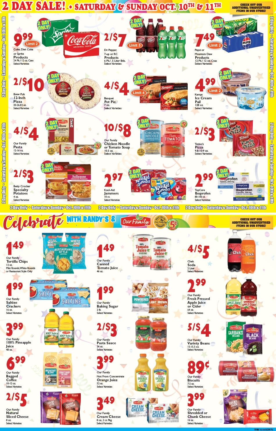 Randy's Neighborhood Market (Wisconsin) Weekly Ad October 7 - 13, 2026