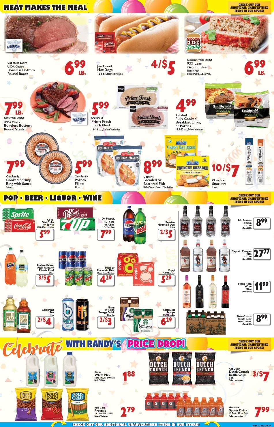 Randy's Neighborhood Market (Wisconsin) Weekly Ad October 7 - 13, 2026