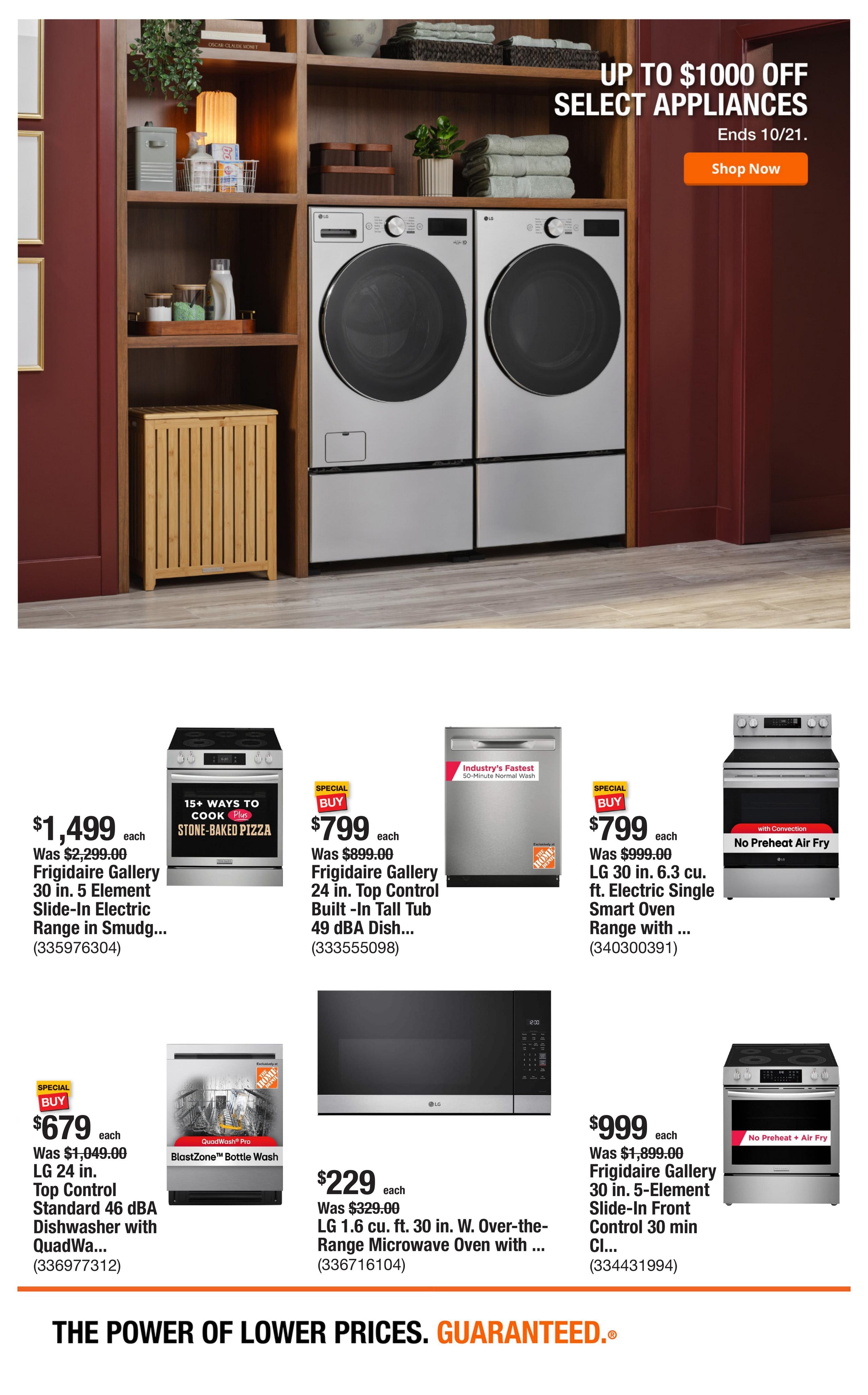 Home Depot Weekly Ad October 8 - 22, 2026