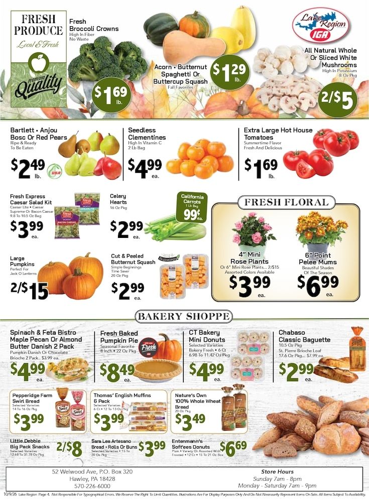 Lake Region IGA Weekly Ad October 9 - 15, 2026