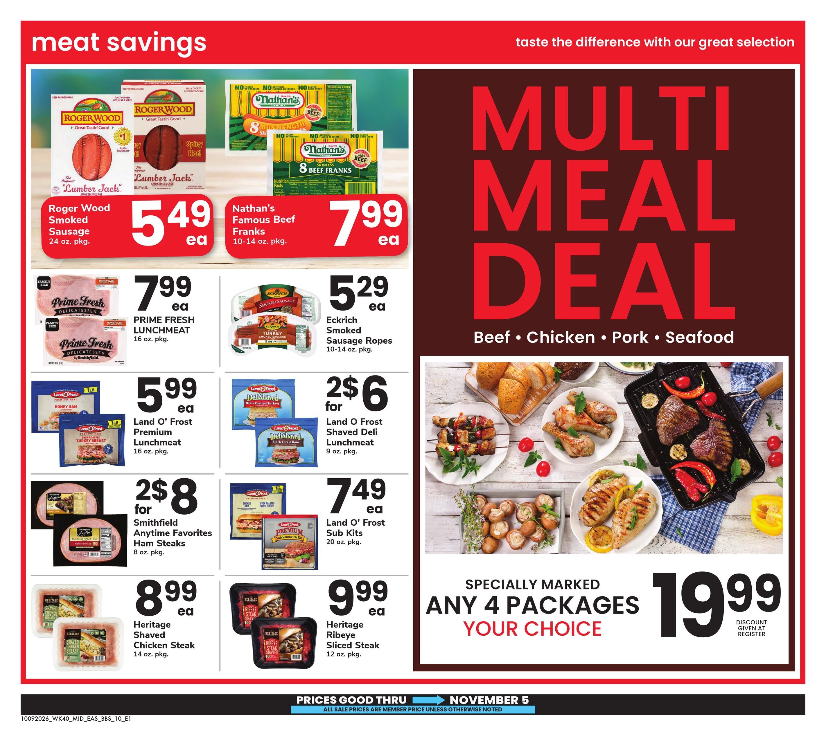 Safeway (Alexandria Area, VA) Big Book of Savings Weekly Ad October 9 - November 5, 2026