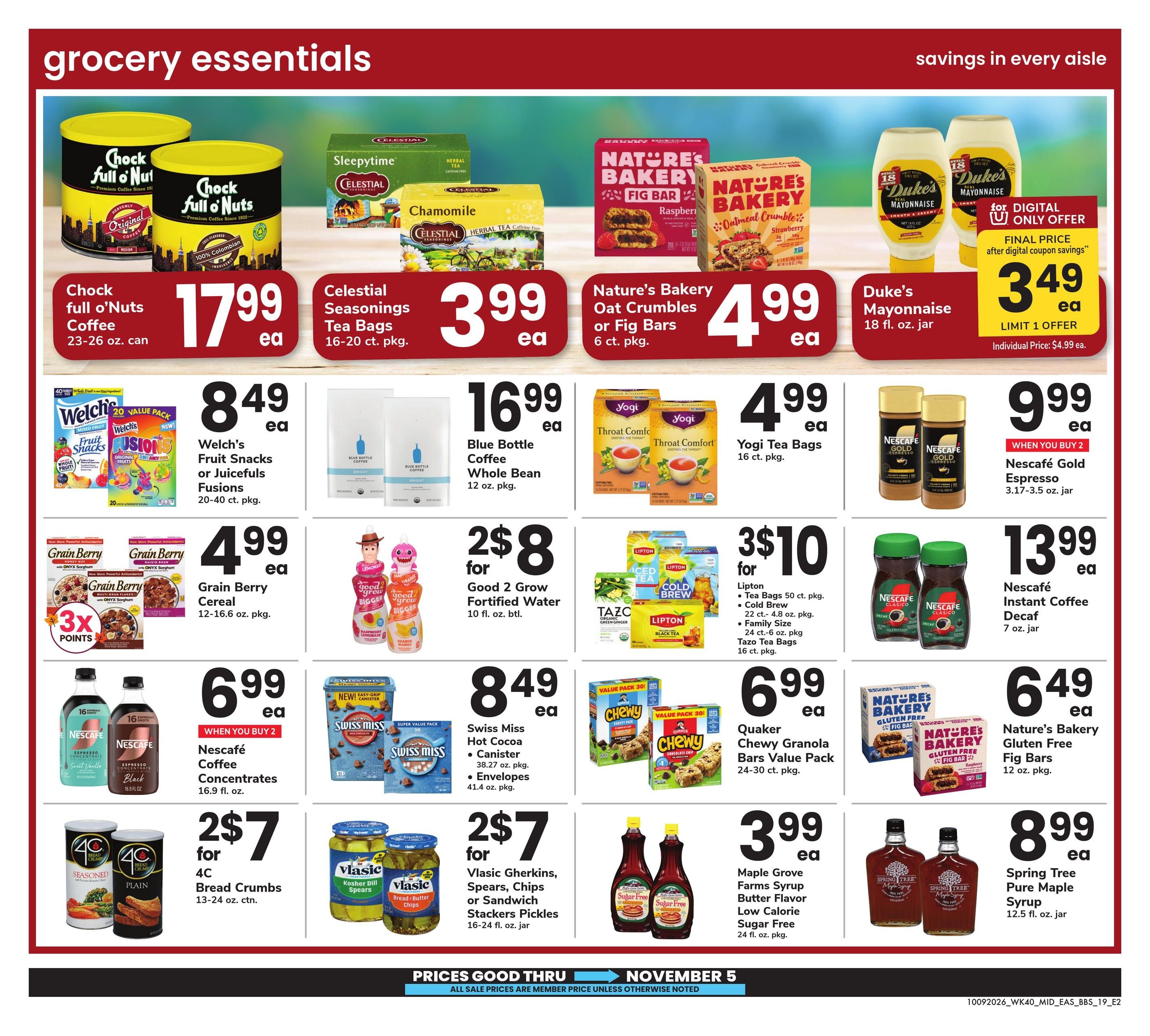 Safeway (Alexandria Area, VA) Big Book of Savings Weekly Ad October 9 - November 5, 2026