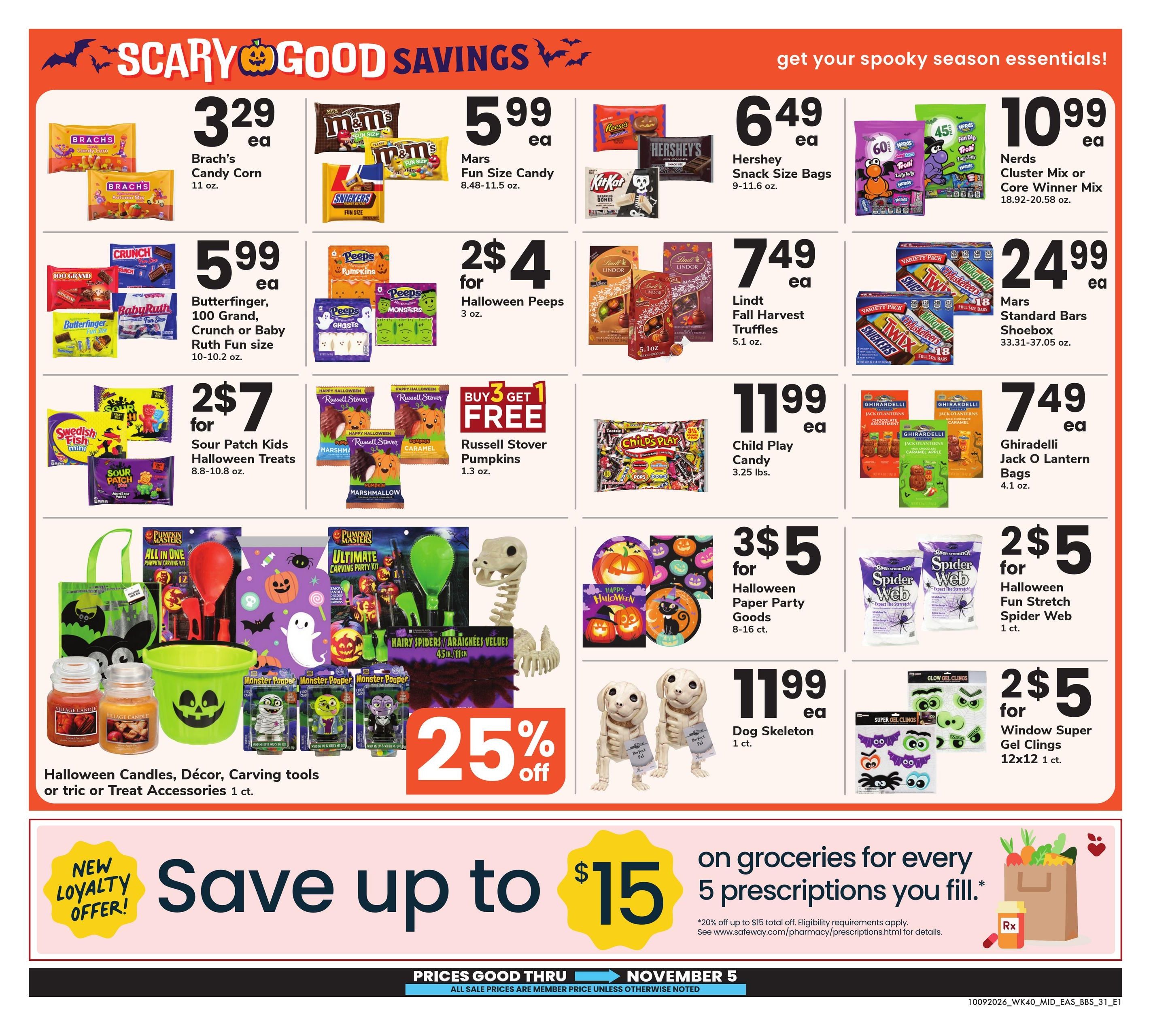 Safeway (Alexandria Area, VA) Big Book of Savings Weekly Ad October 9 - November 5, 2026