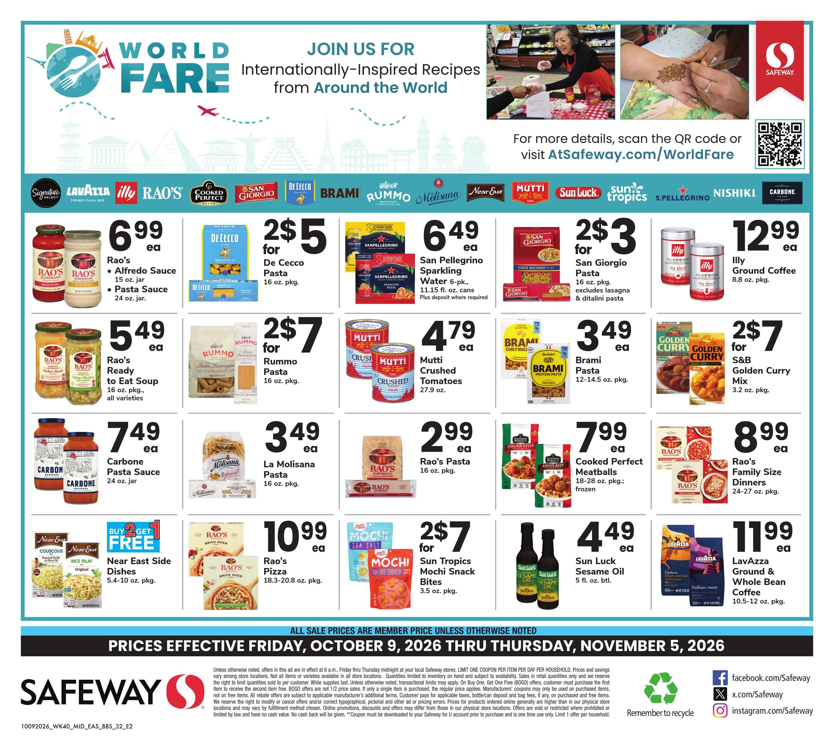 Safeway (Alexandria Area, VA) Big Book of Savings Weekly Ad October 9 - November 5, 2026