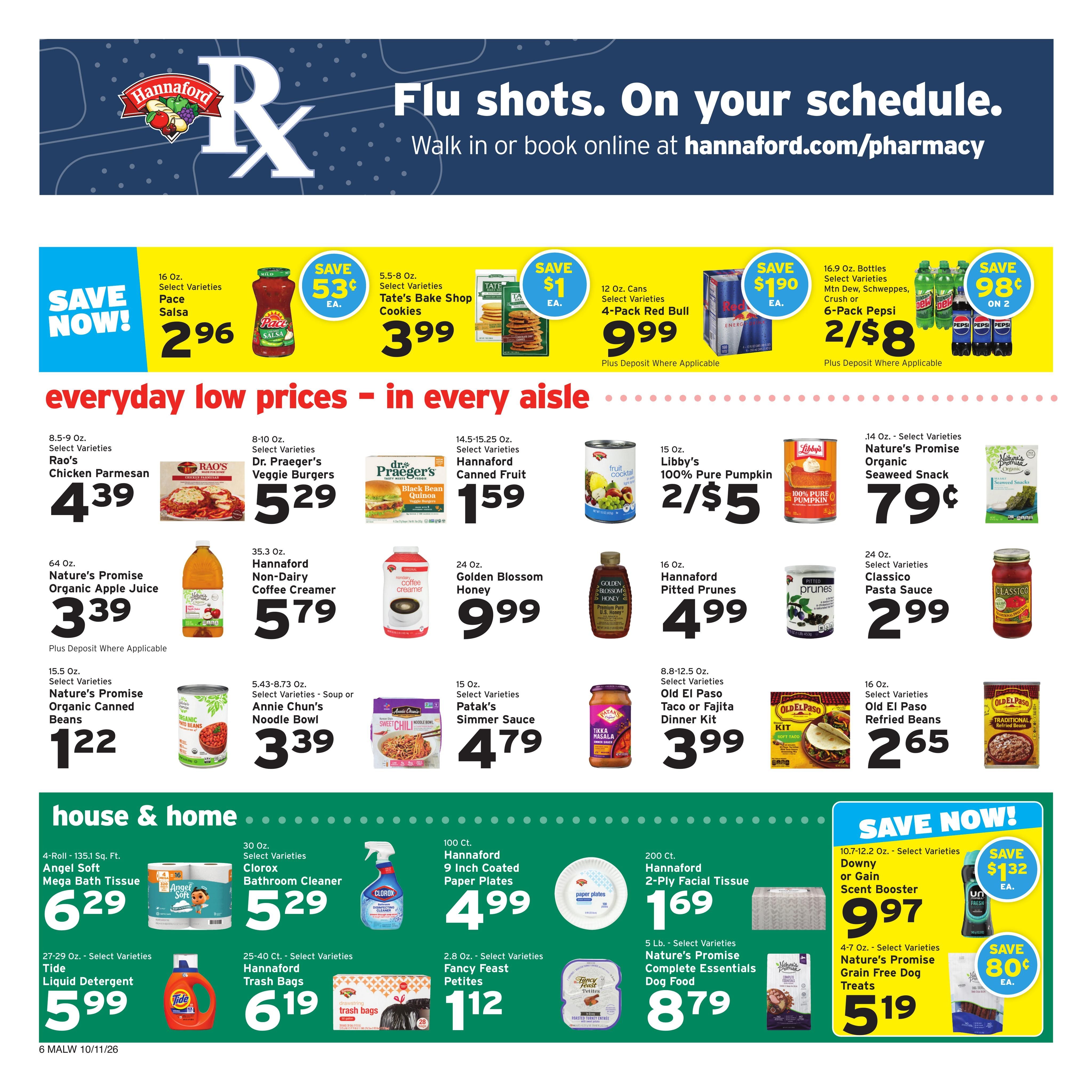 Hannaford (West Boylston Area, MA) Week 42 Flyer for Flipp Weekly Ad October 11 - 17, 2026