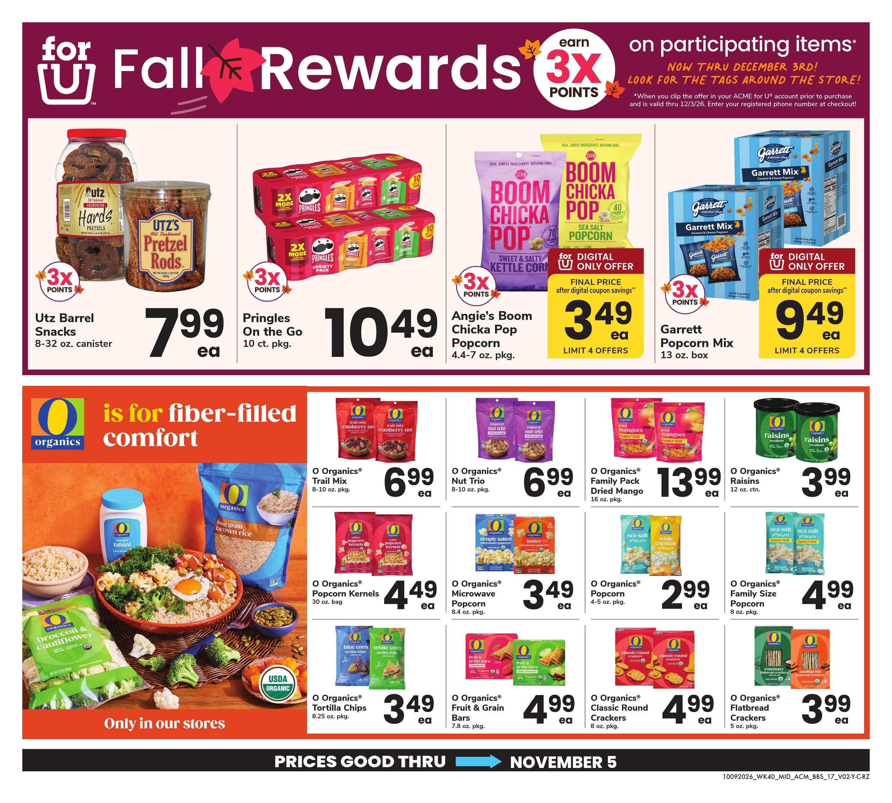 Acme Markets (Bayonne Area, NJ) Big Book of Savings Weekly Ad October 9 - November 5, 2026