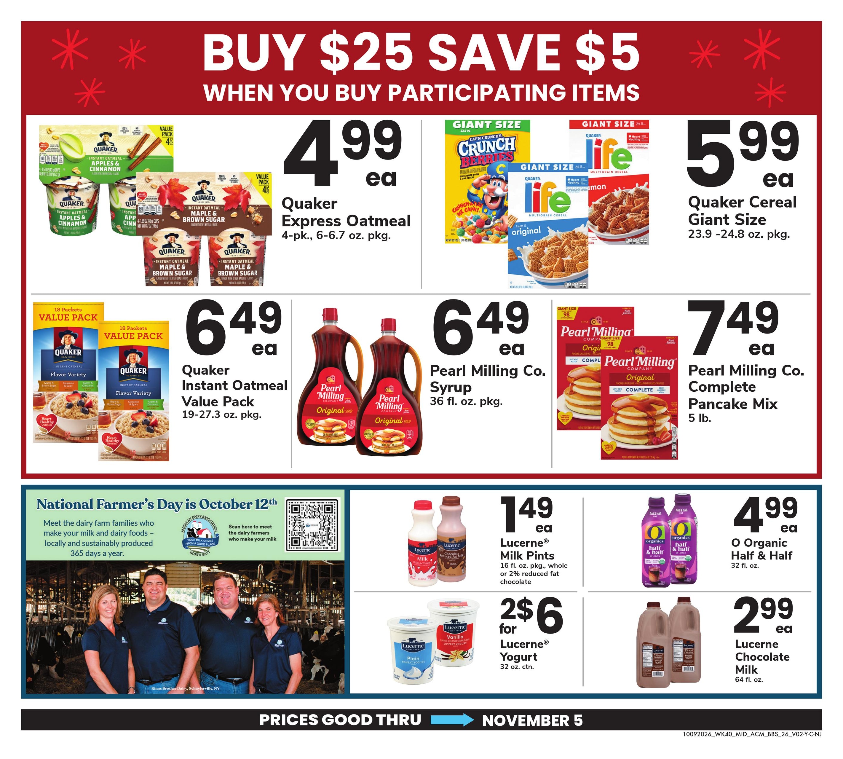 Acme Markets (Bayonne Area, NJ) Big Book of Savings Weekly Ad October 9 - November 5, 2026