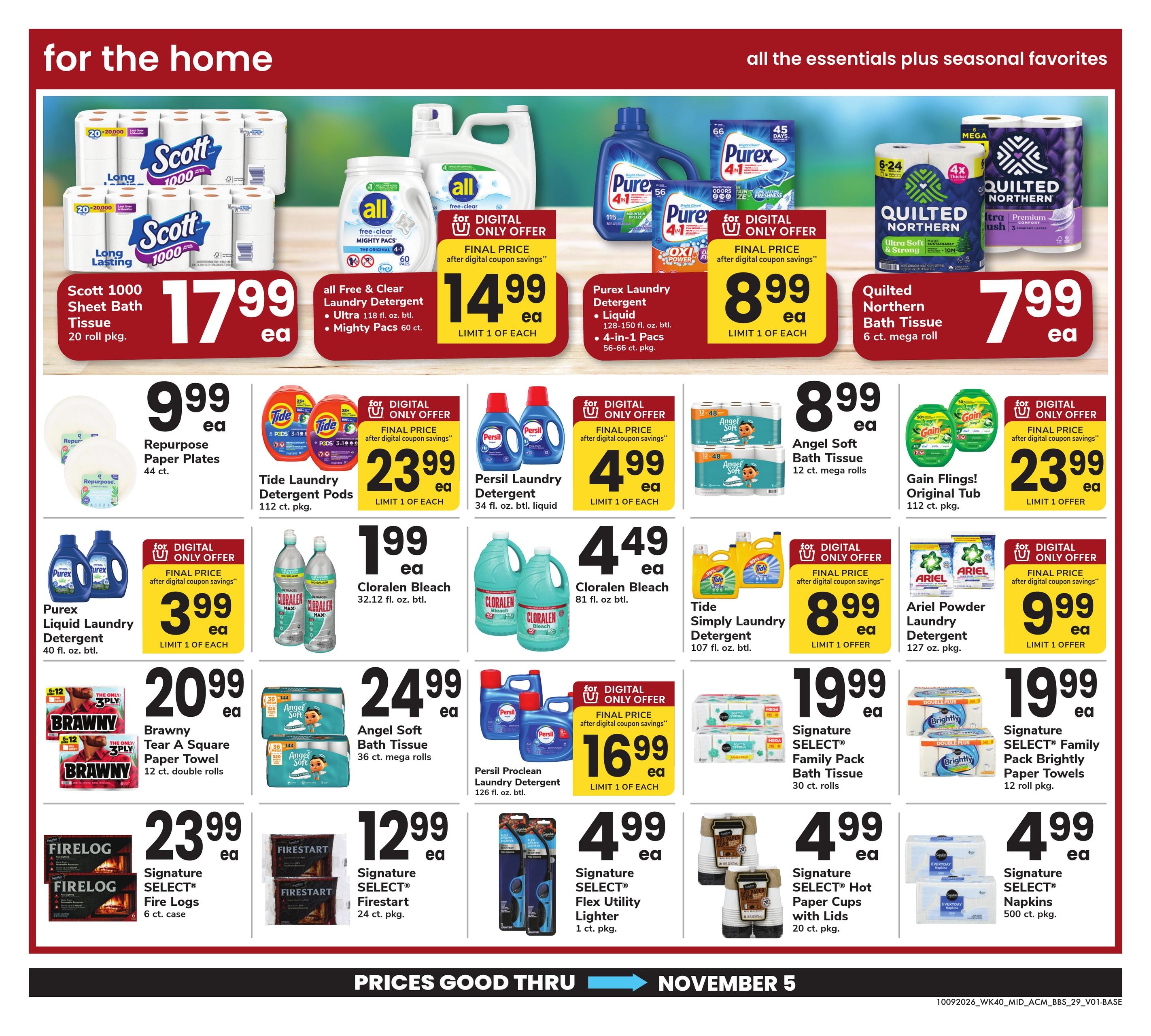 Acme Markets (Bayonne Area, NJ) Big Book of Savings Weekly Ad October 9 - November 5, 2026