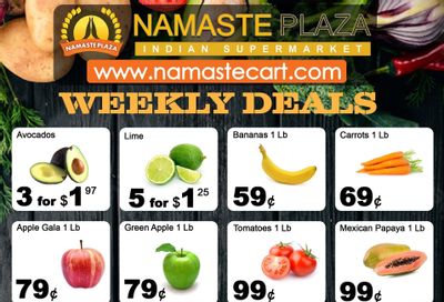 Namaste Plaza Weekly Ad October 2 - 8, 2026