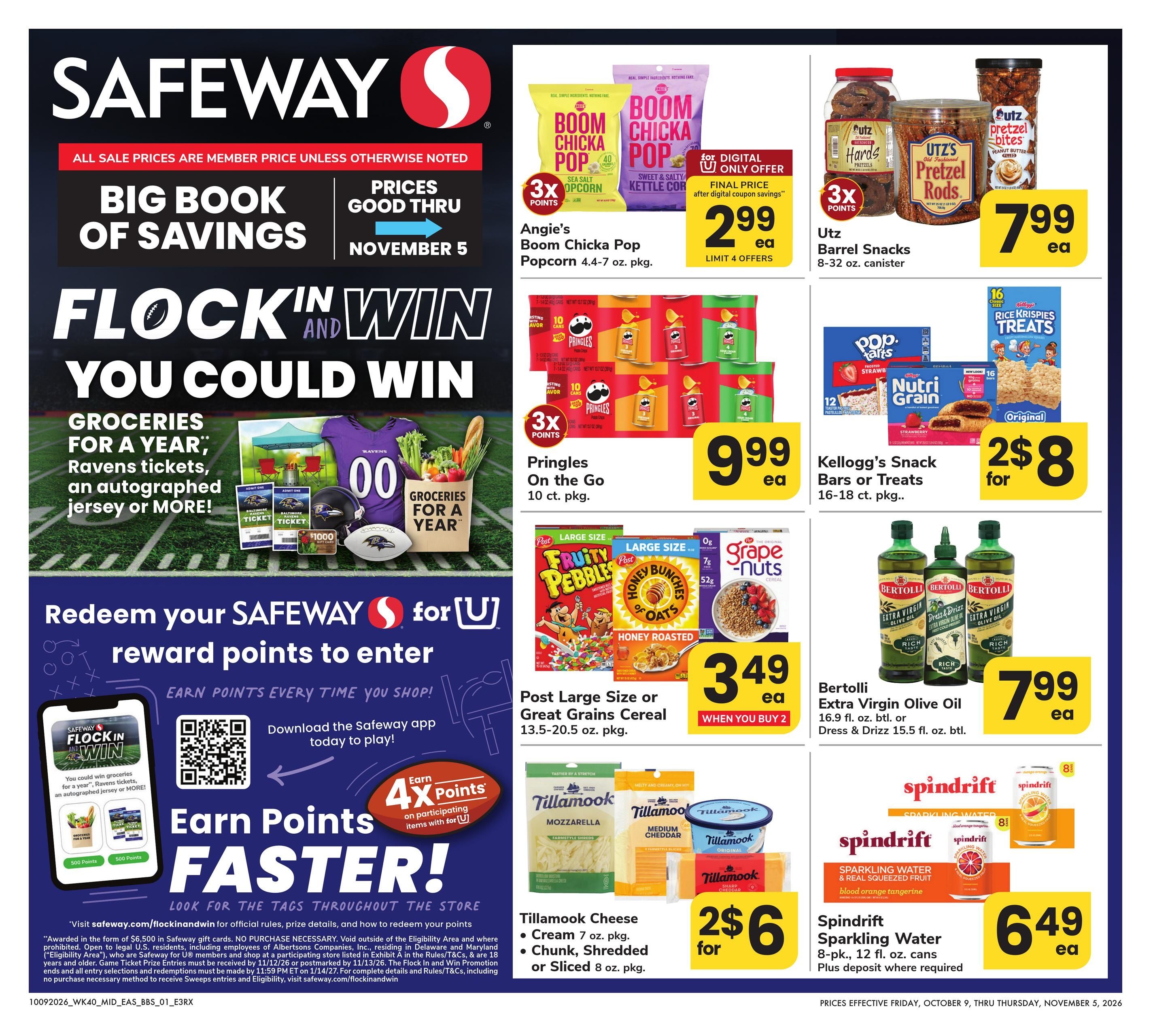 Safeway (Bethany Beach Area, DE) Big Book of Savings Weekly Ad October 9 - November 5, 2026