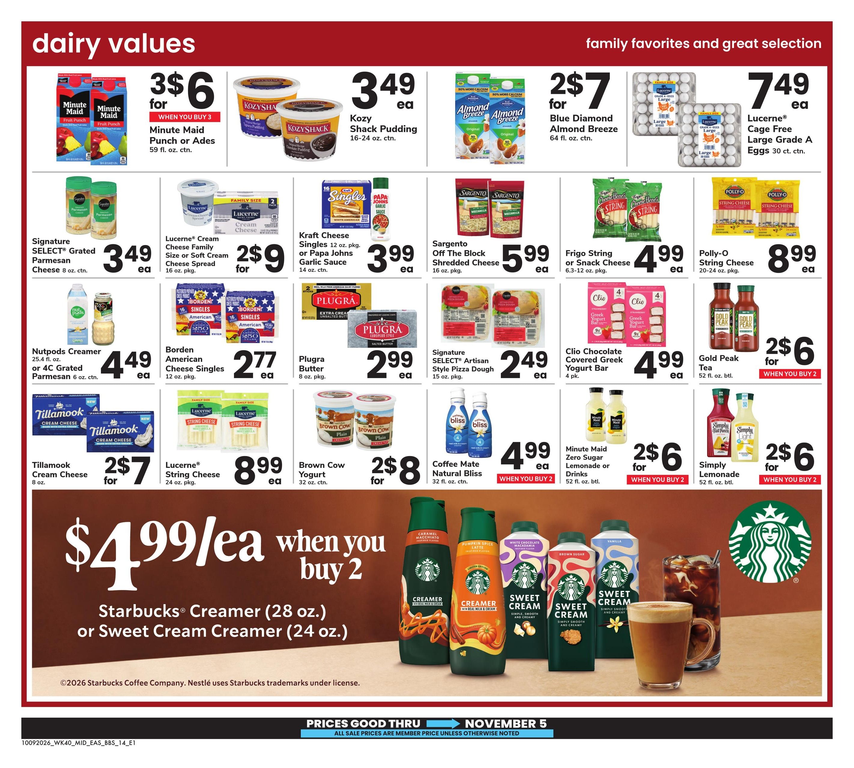 Safeway (Bethany Beach Area, DE) Big Book of Savings Weekly Ad October 9 - November 5, 2026
