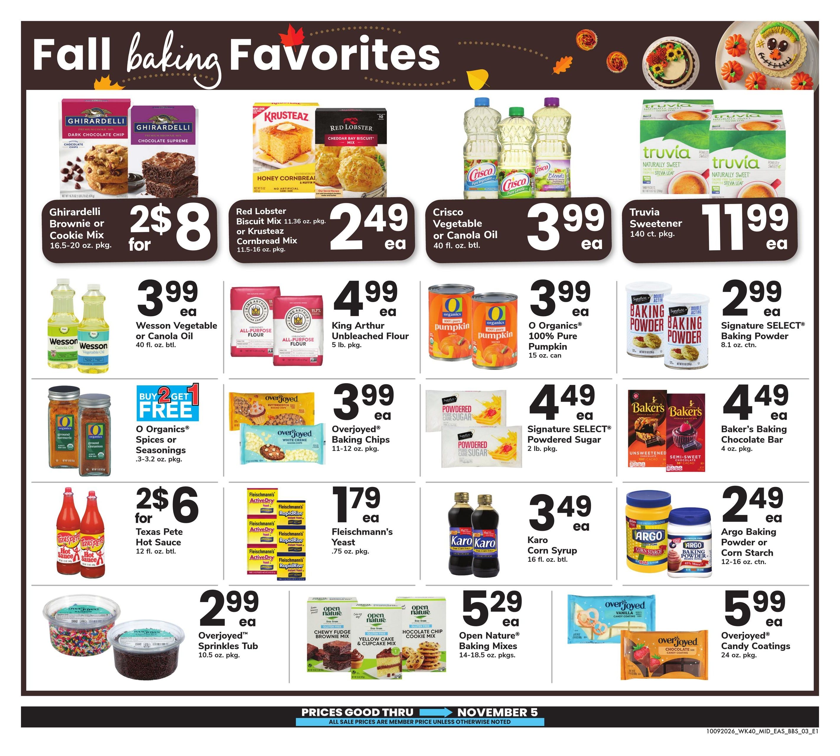 Safeway (Bethany Beach Area, DE) Big Book of Savings Weekly Ad October 9 - November 5, 2026