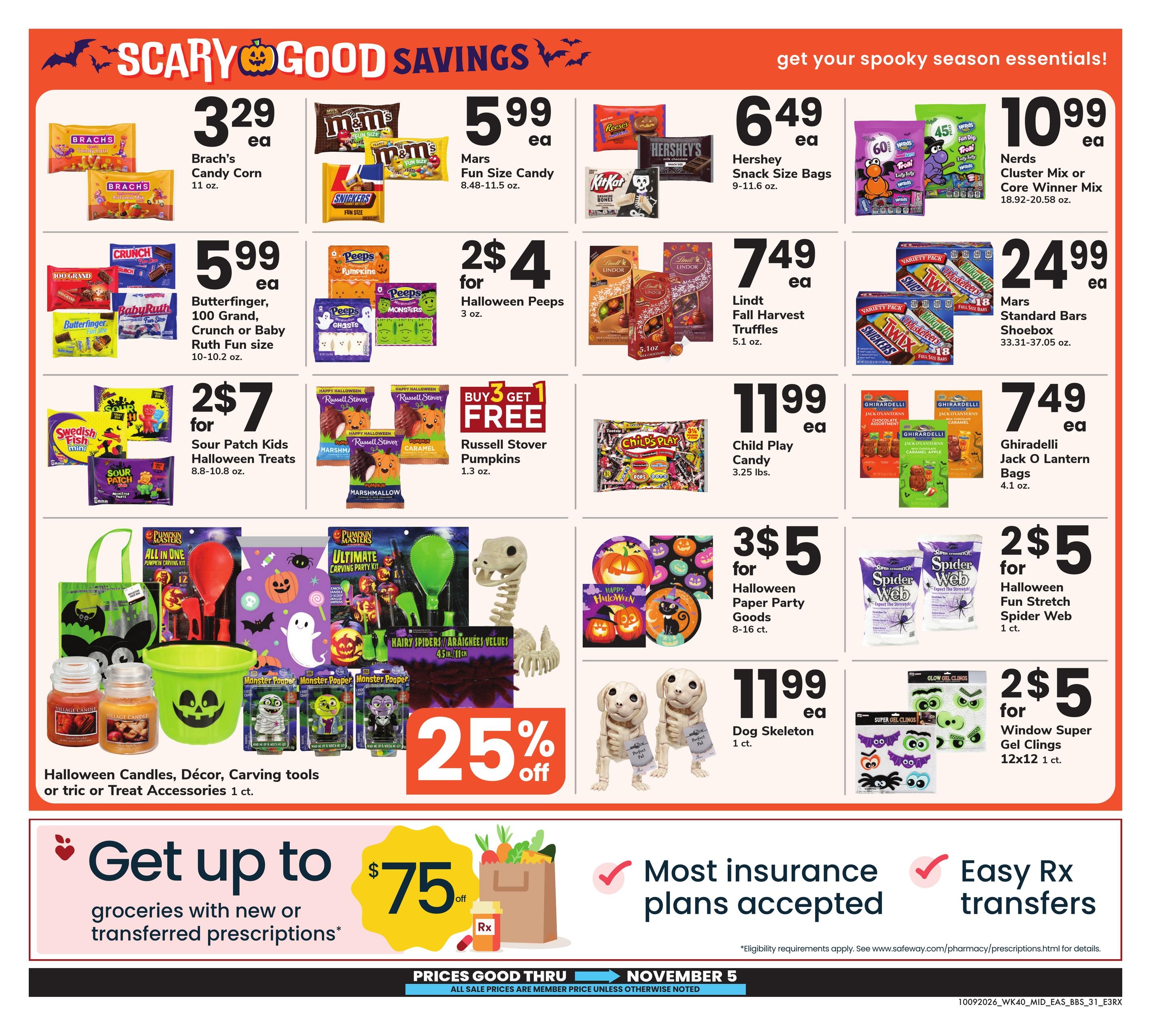 Safeway (Bethany Beach Area, DE) Big Book of Savings Weekly Ad October 9 - November 5, 2026