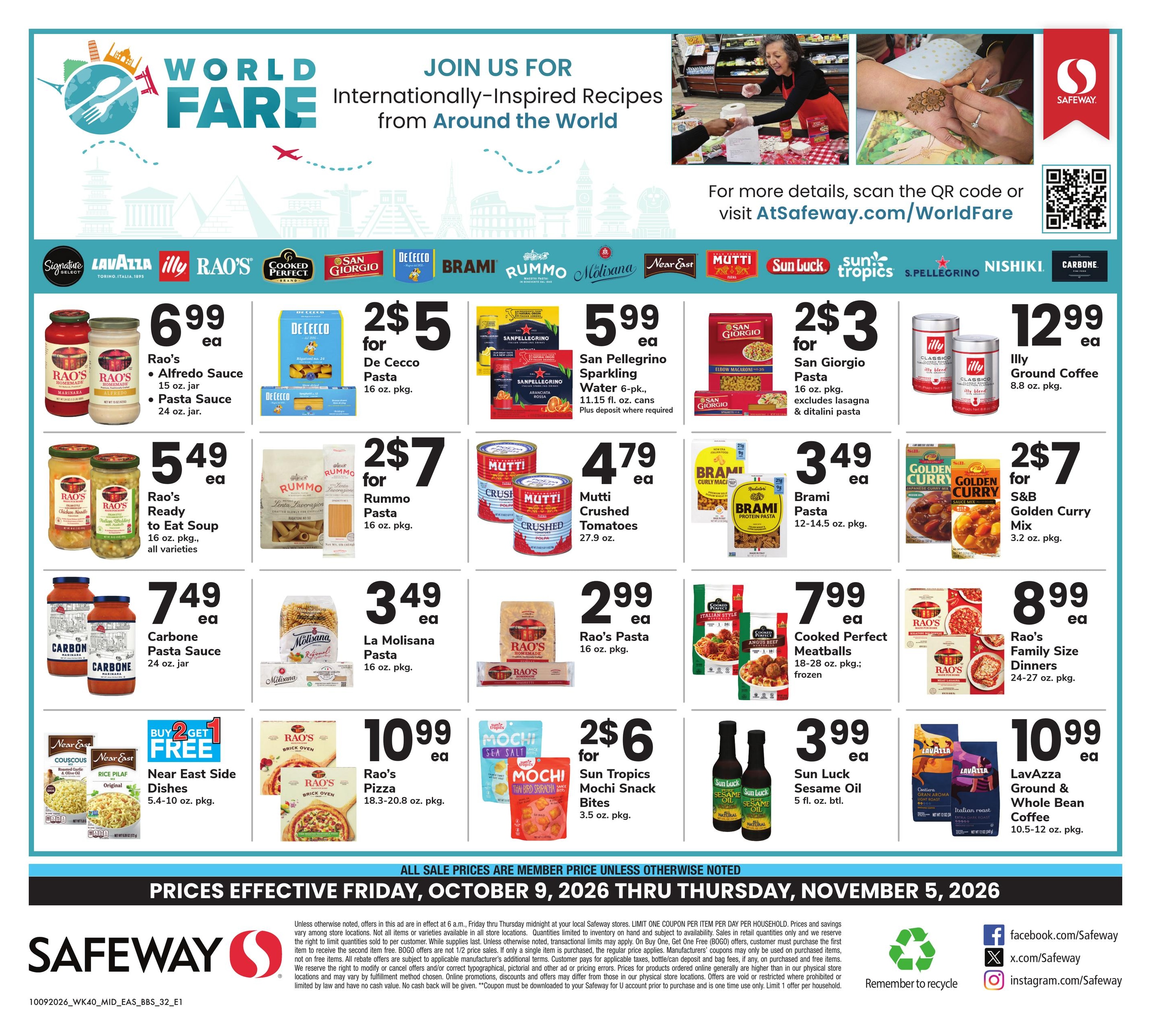 Safeway (Bethany Beach Area, DE) Big Book of Savings Weekly Ad October 9 - November 5, 2026