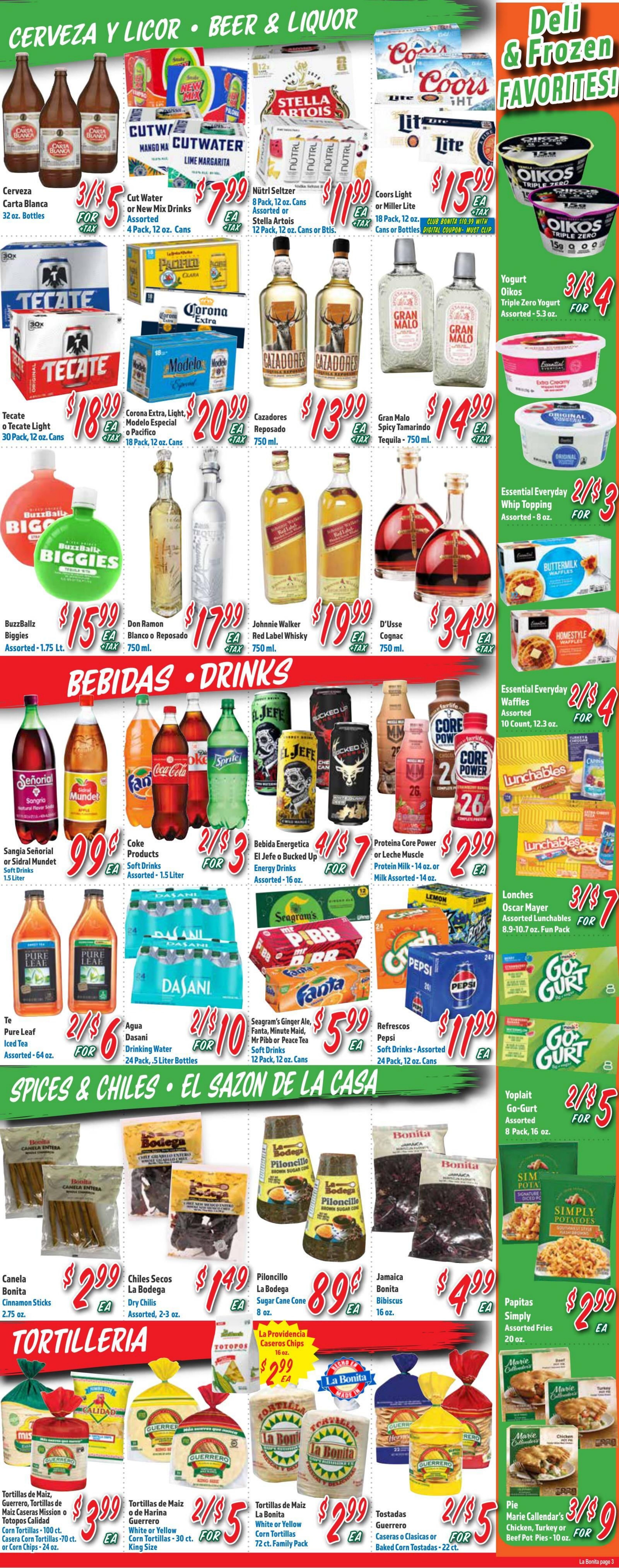 La Bonita Supermarkets Weekly Ad October 7 - 13, 2026