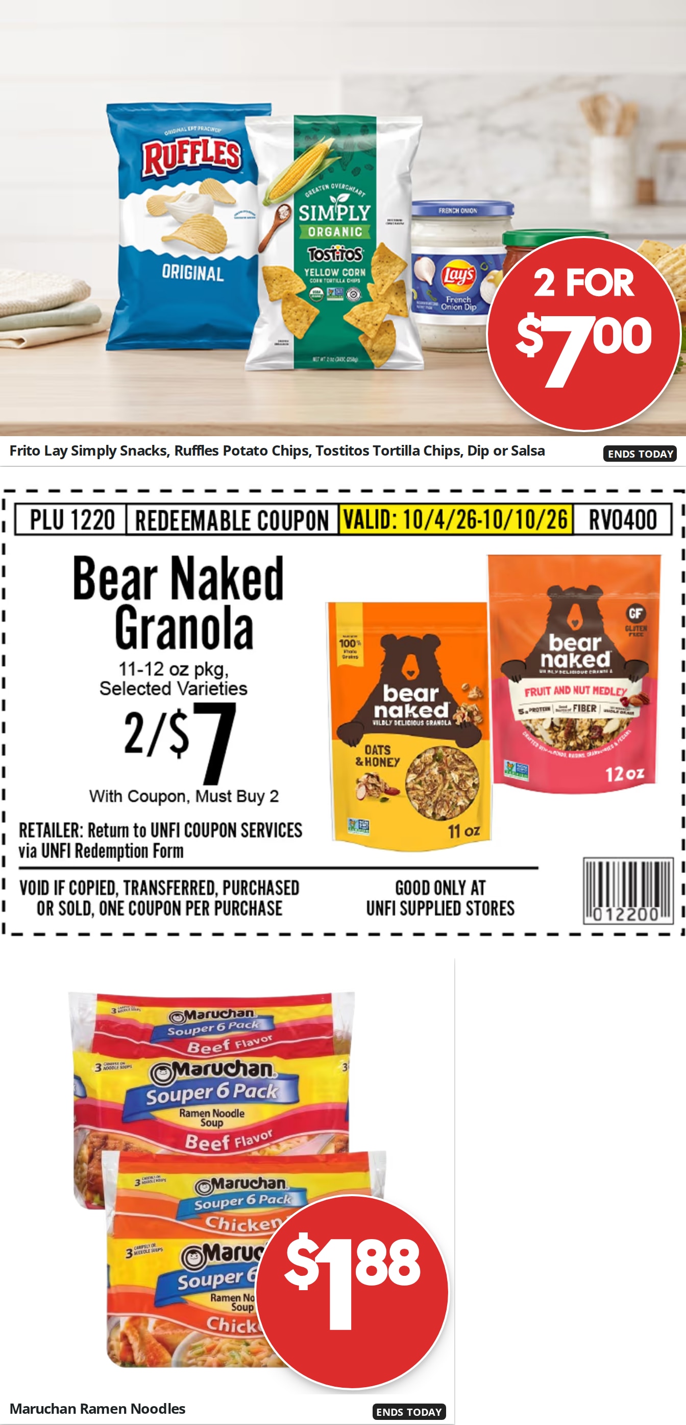 Barnesville Grocery Weekly Ad October 7 - 13, 2026