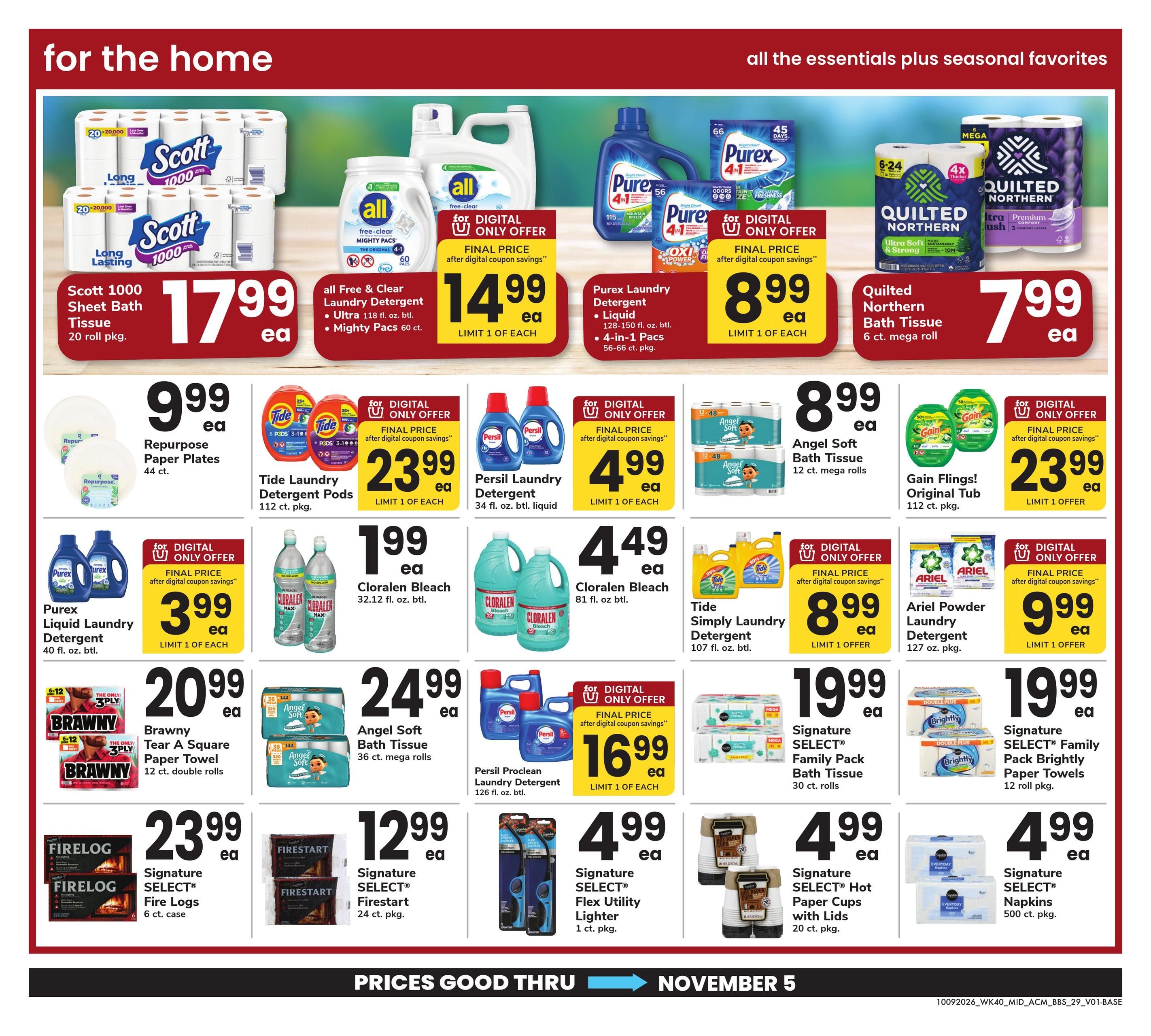 Acme Markets (Allentown Area, PA) Big Book of Savings Weekly Ad October 9 - November 5, 2026