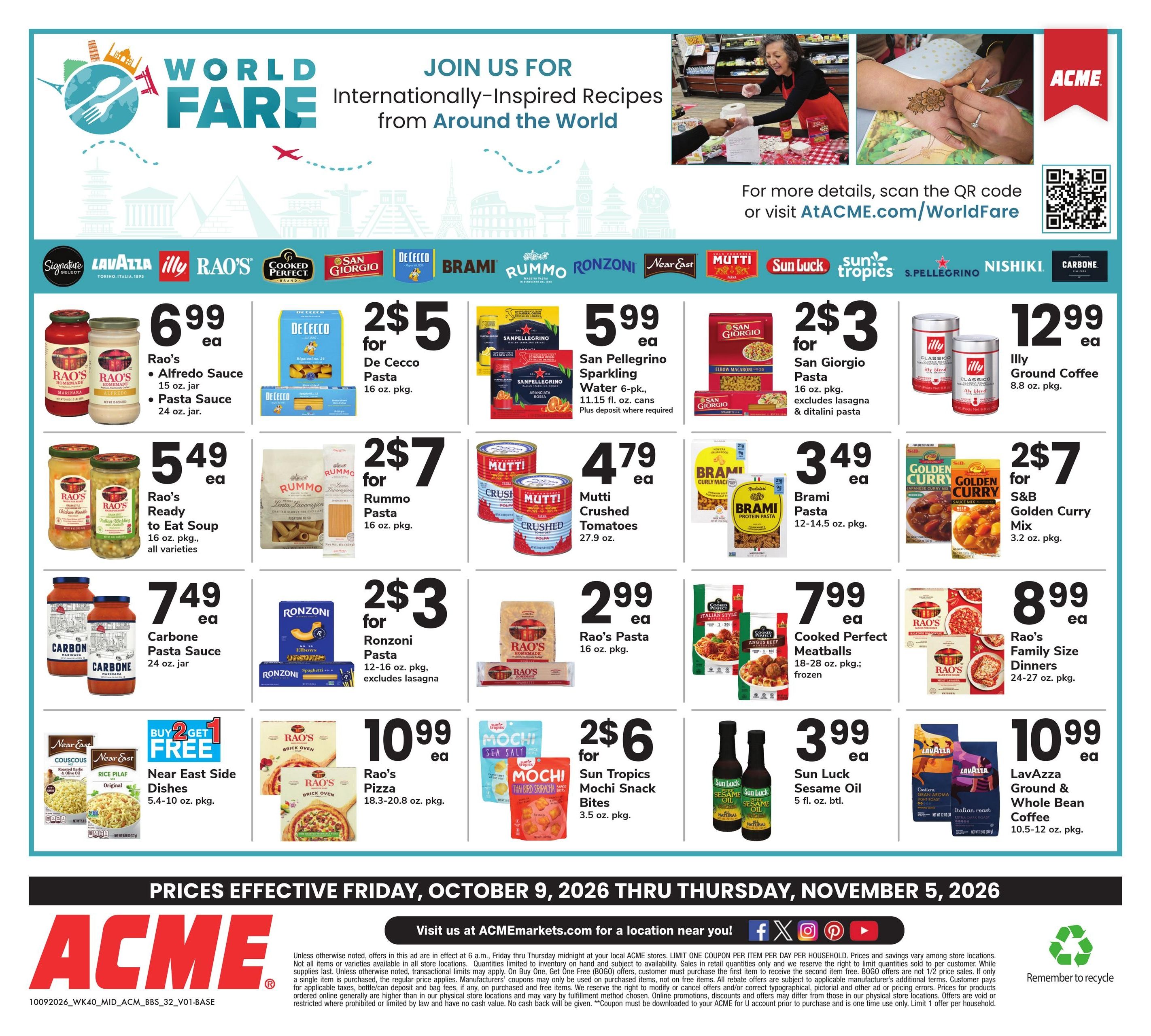 Acme Markets (Allentown Area, PA) Big Book of Savings Weekly Ad October 9 - November 5, 2026
