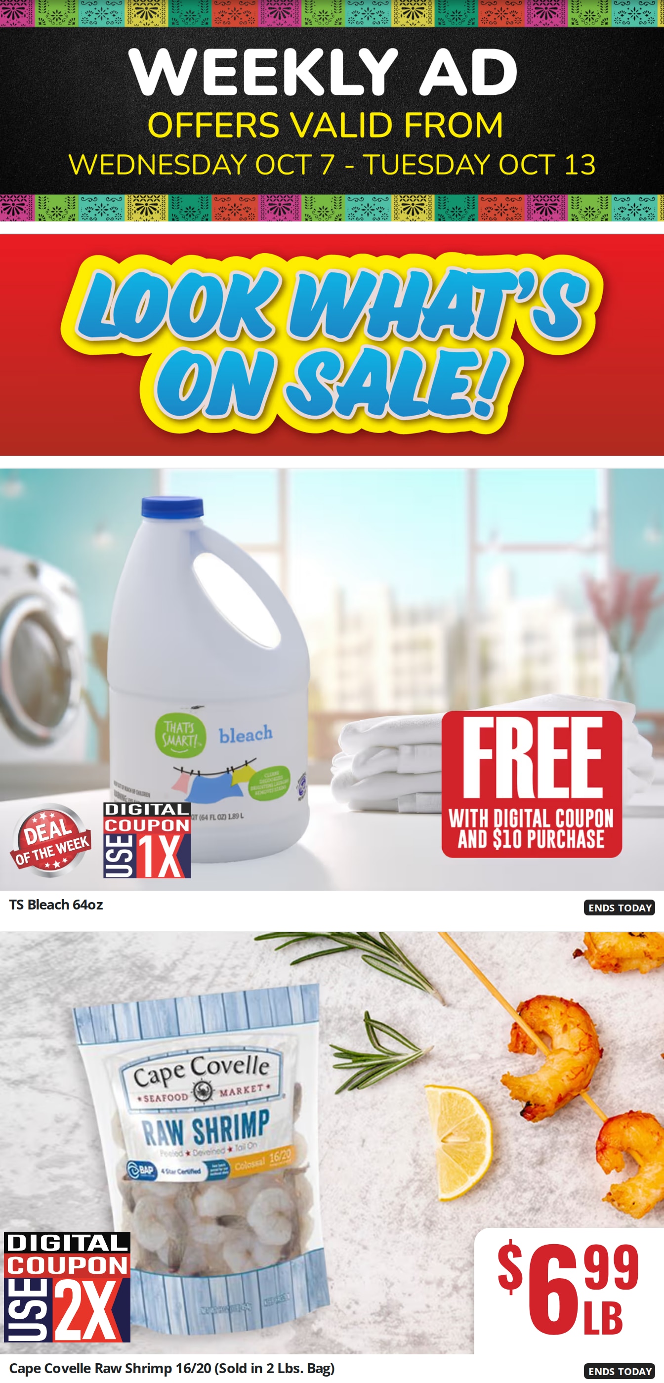 Fiesta Foods Weekly Ad October 7 - 13, 2026