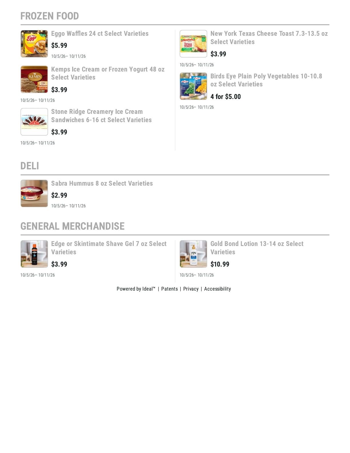 Barnesville Grocery Weekly Ad October 5 - 11, 2026