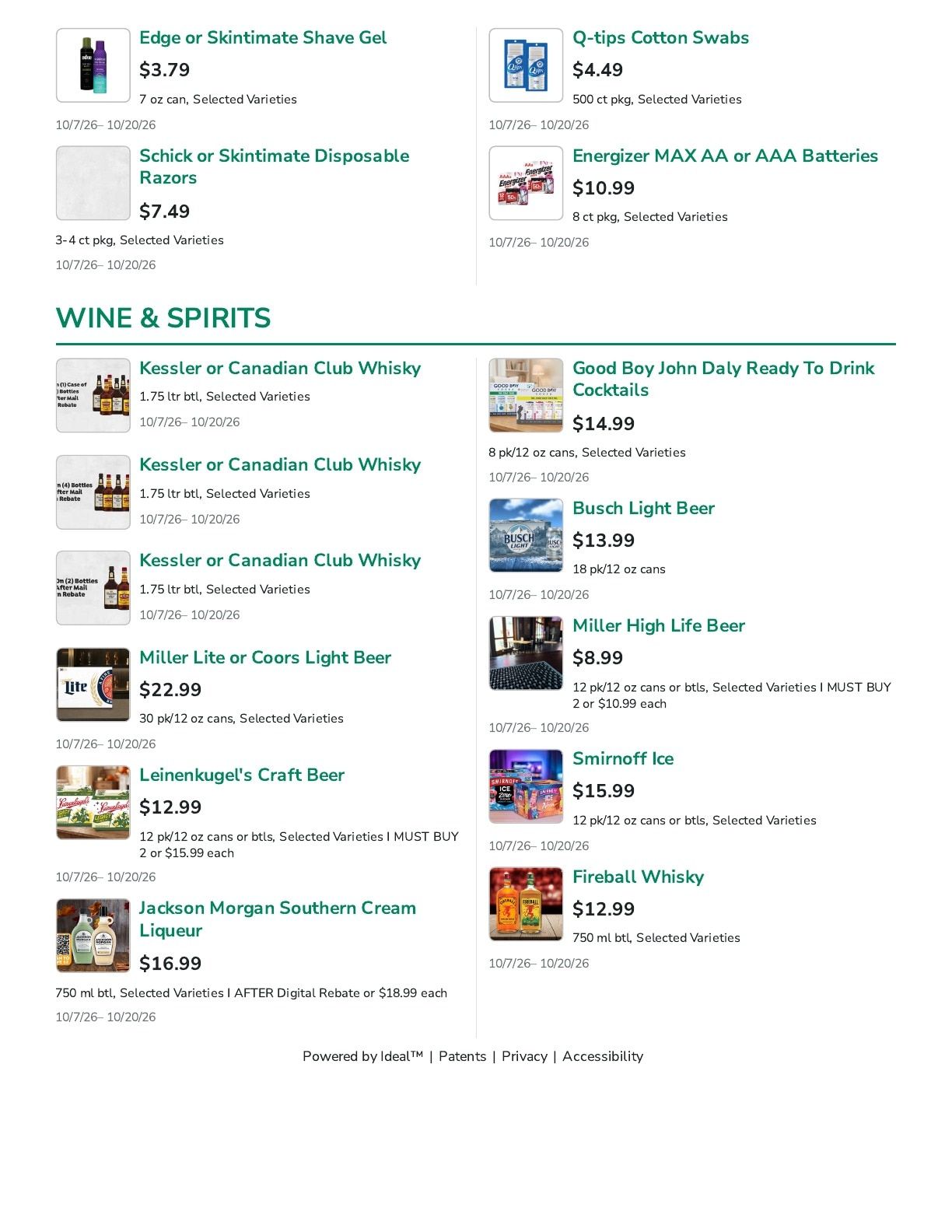 Lake Mills Market (Lake Mills, WI) Weekly Ad October 7 - 20, 2026