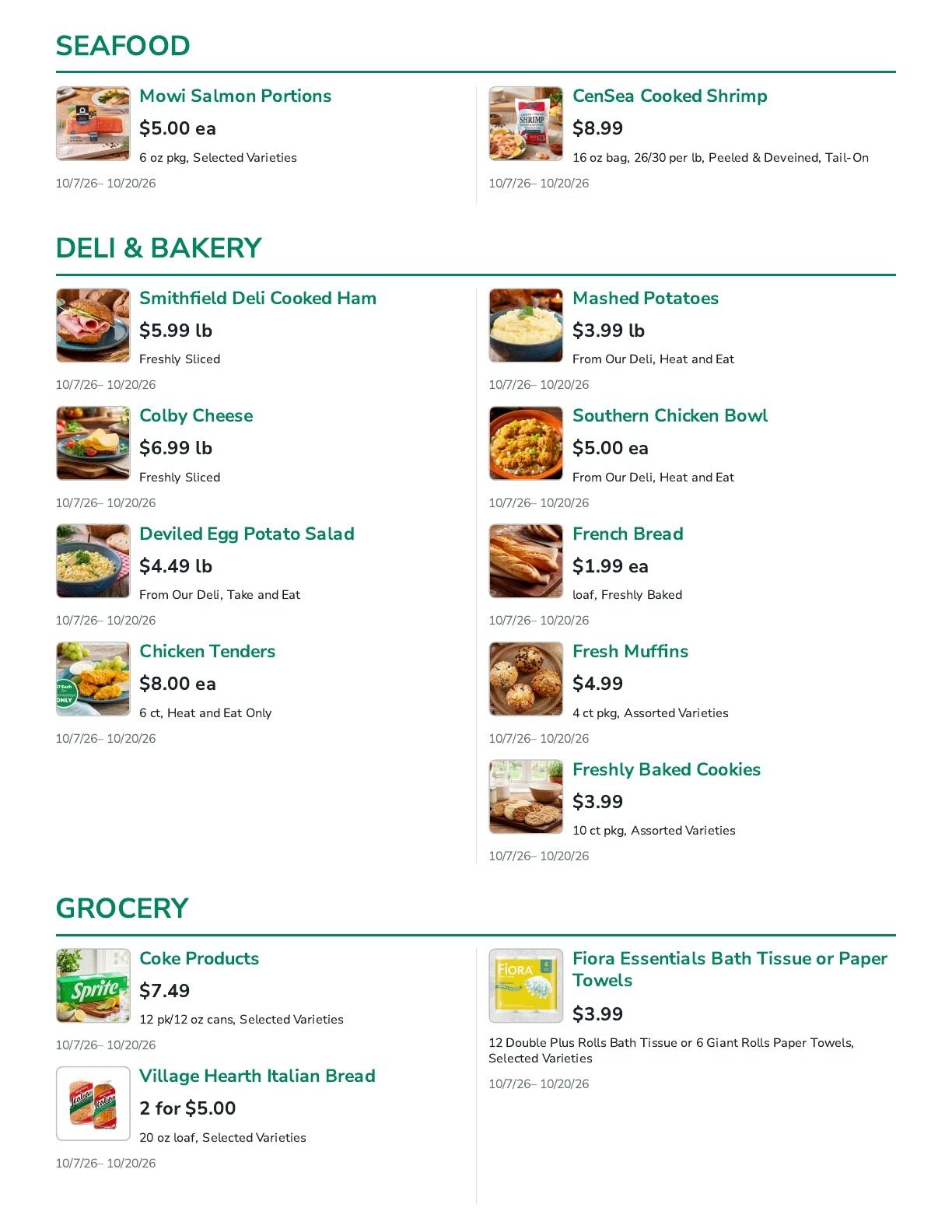 Lakewood SuperValu Weekly Ad October 7 - 20, 2026