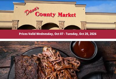 Dave's County Market Merrill Weekly Ad October 7 - 20, 2026