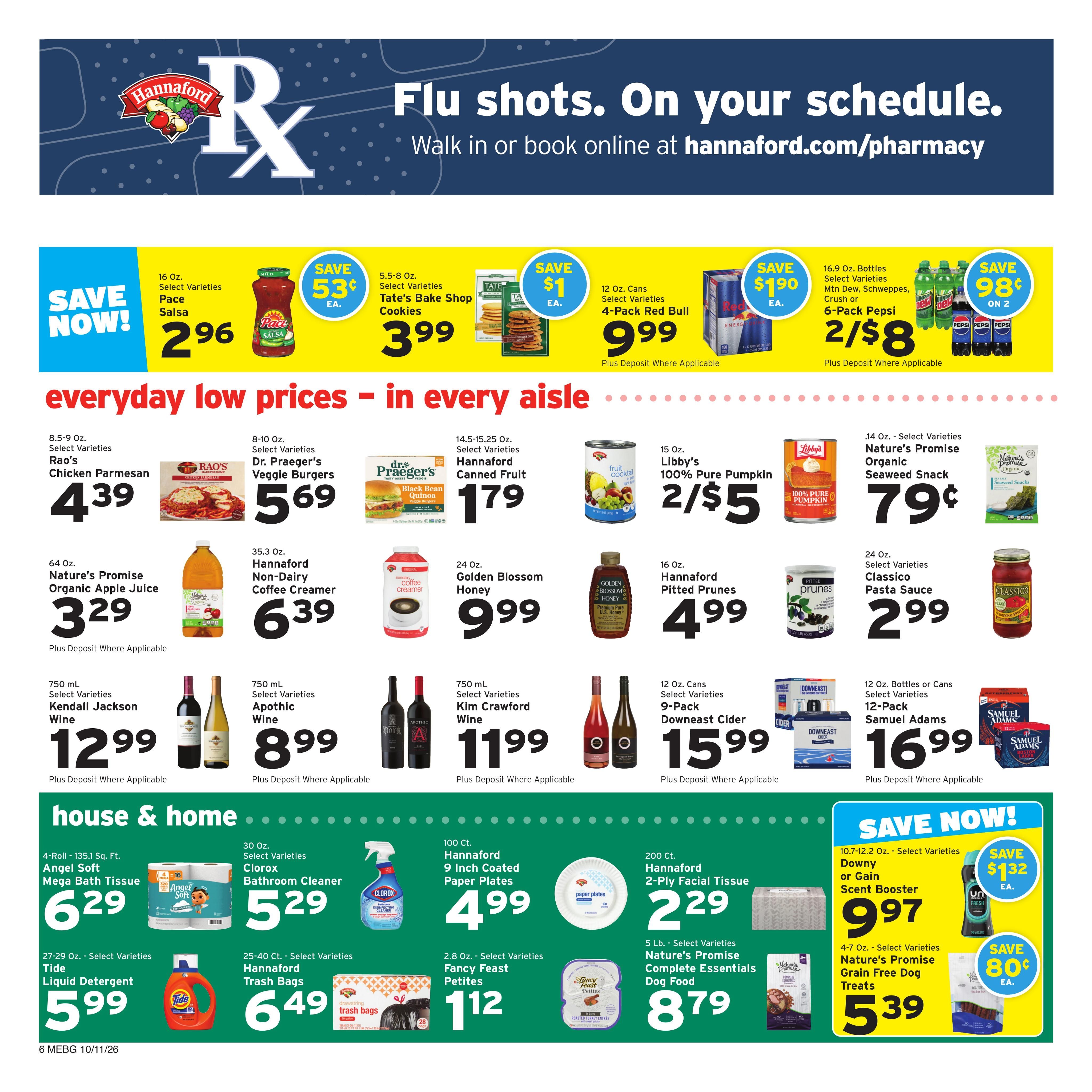 Hannaford (Bangor Area, ME) Week 42 Flyer for Flipp Weekly Ad October 11 - 17, 2026