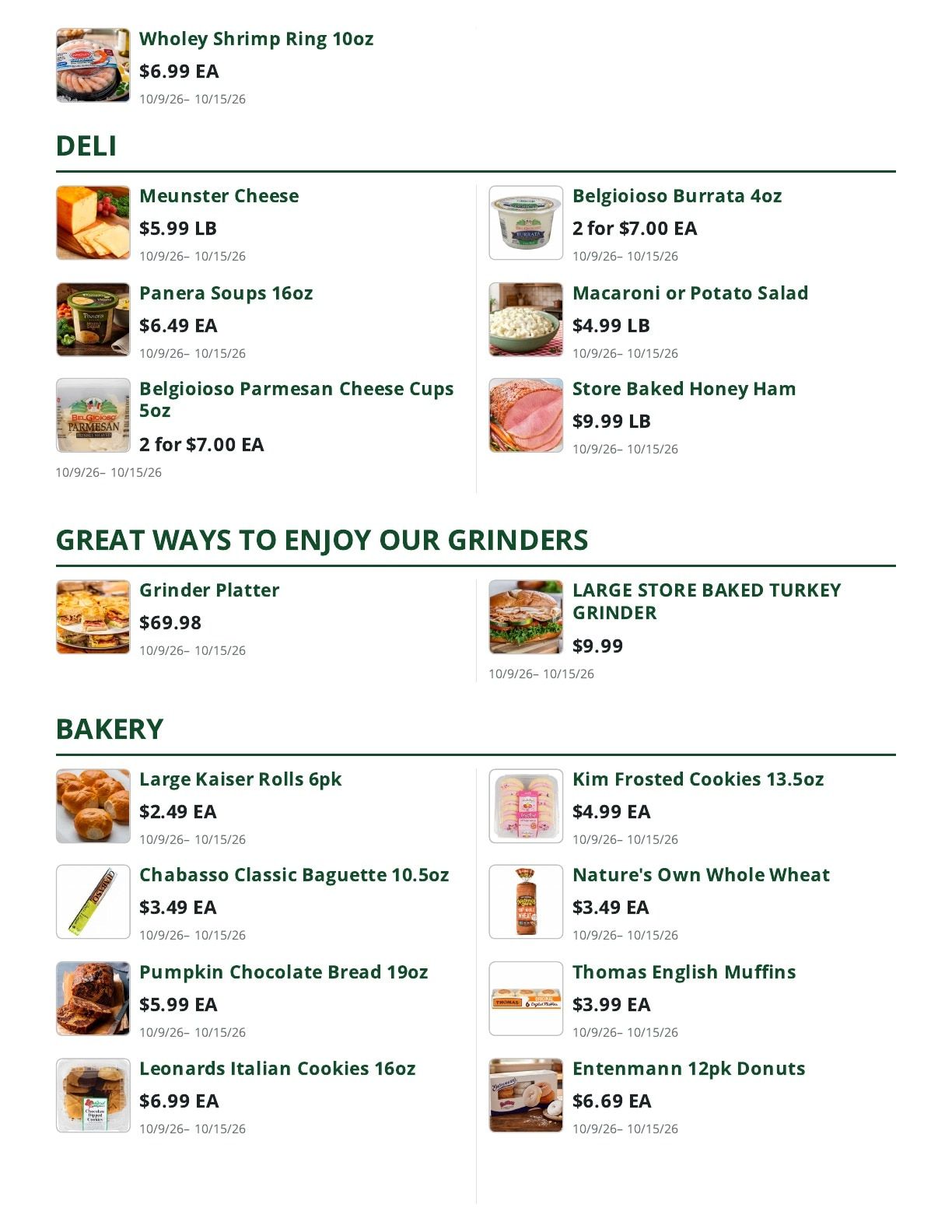 Bob's Butcher & Basket Weekly Ad October 9 - 15, 2026