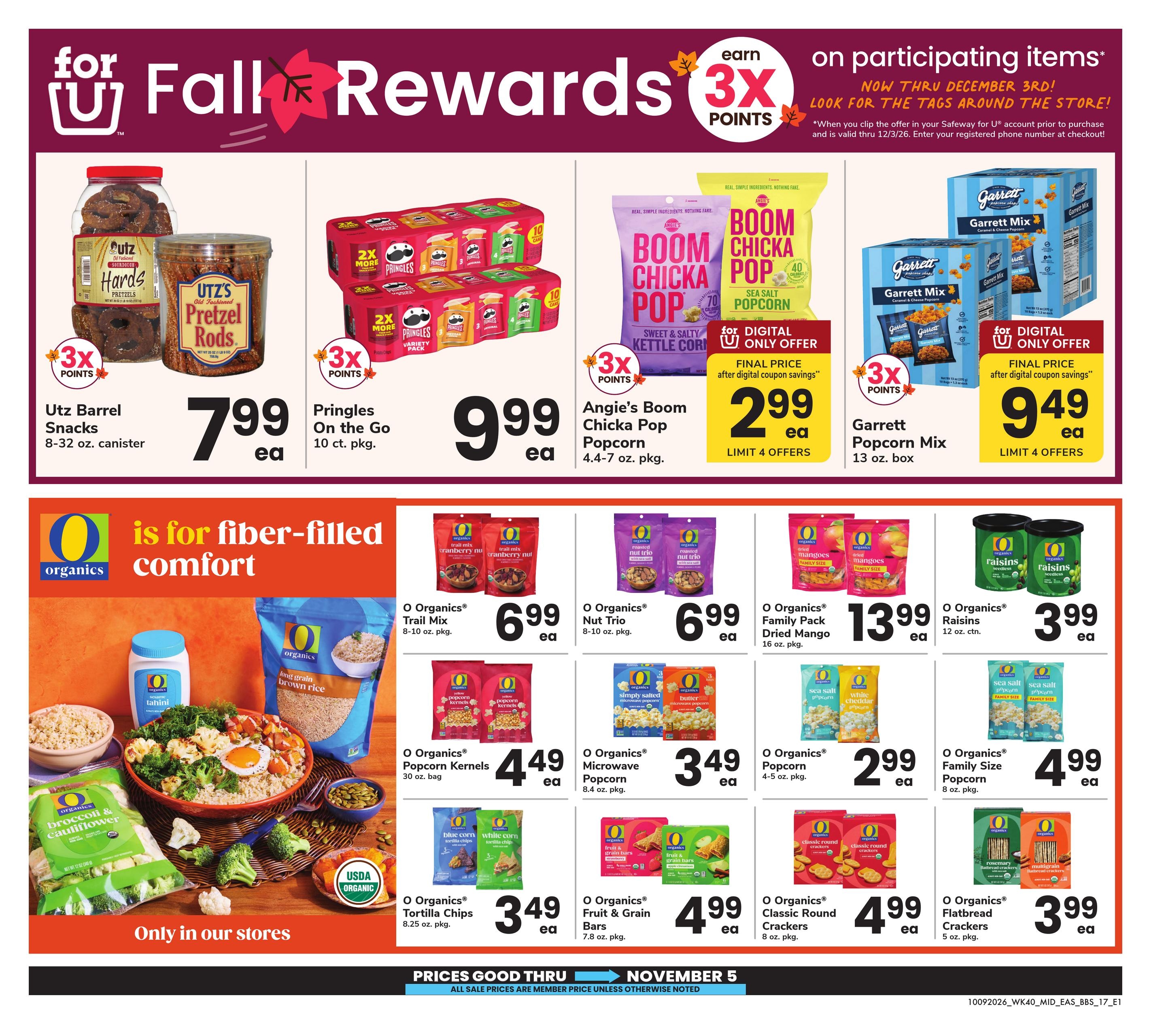 Safeway (Parcel Return Service Area, DC) Big Book of Savings Weekly Ad October 9 - November 5, 2026