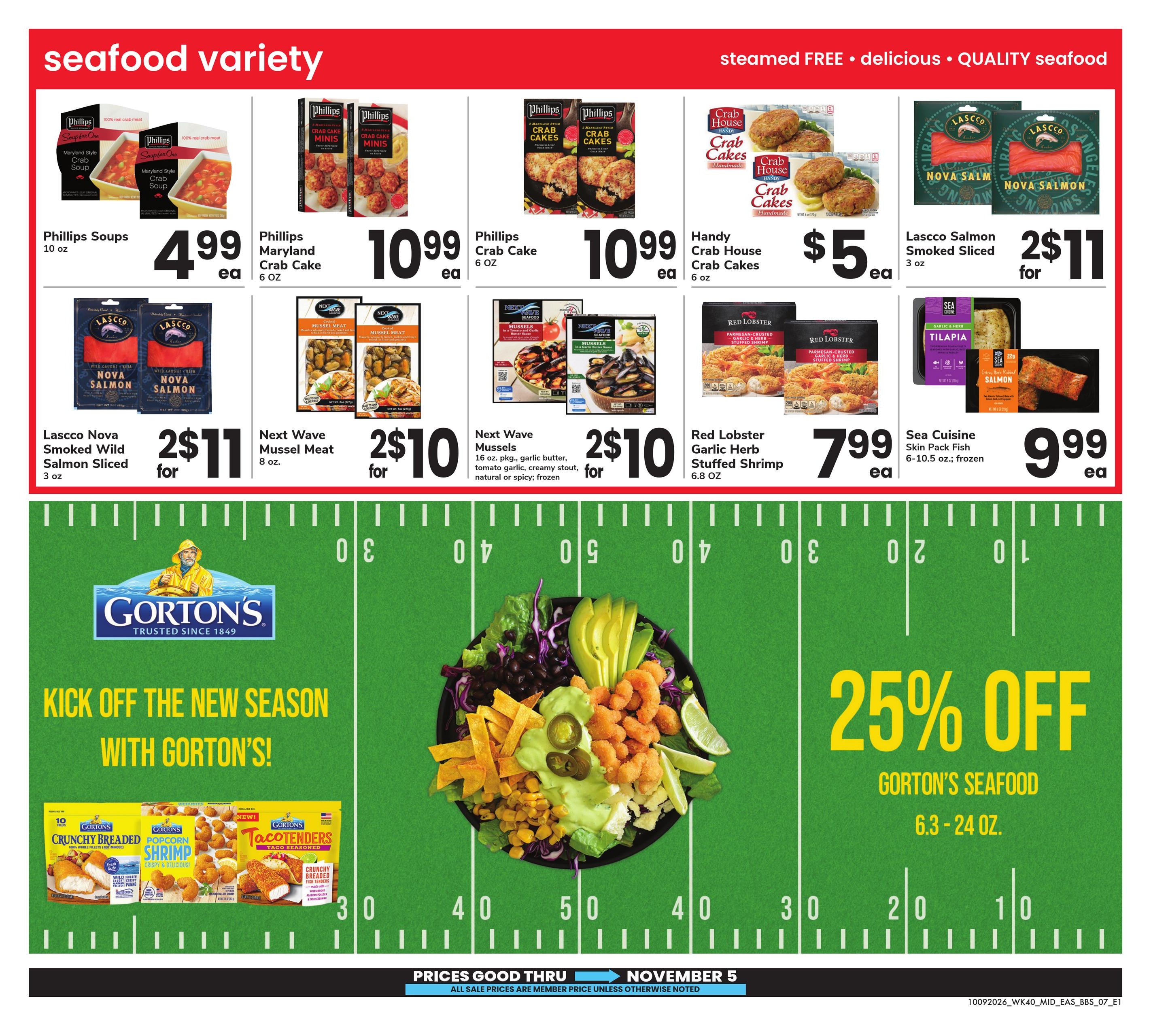 Safeway (Parcel Return Service Area, DC) Big Book of Savings Weekly Ad October 9 - November 5, 2026