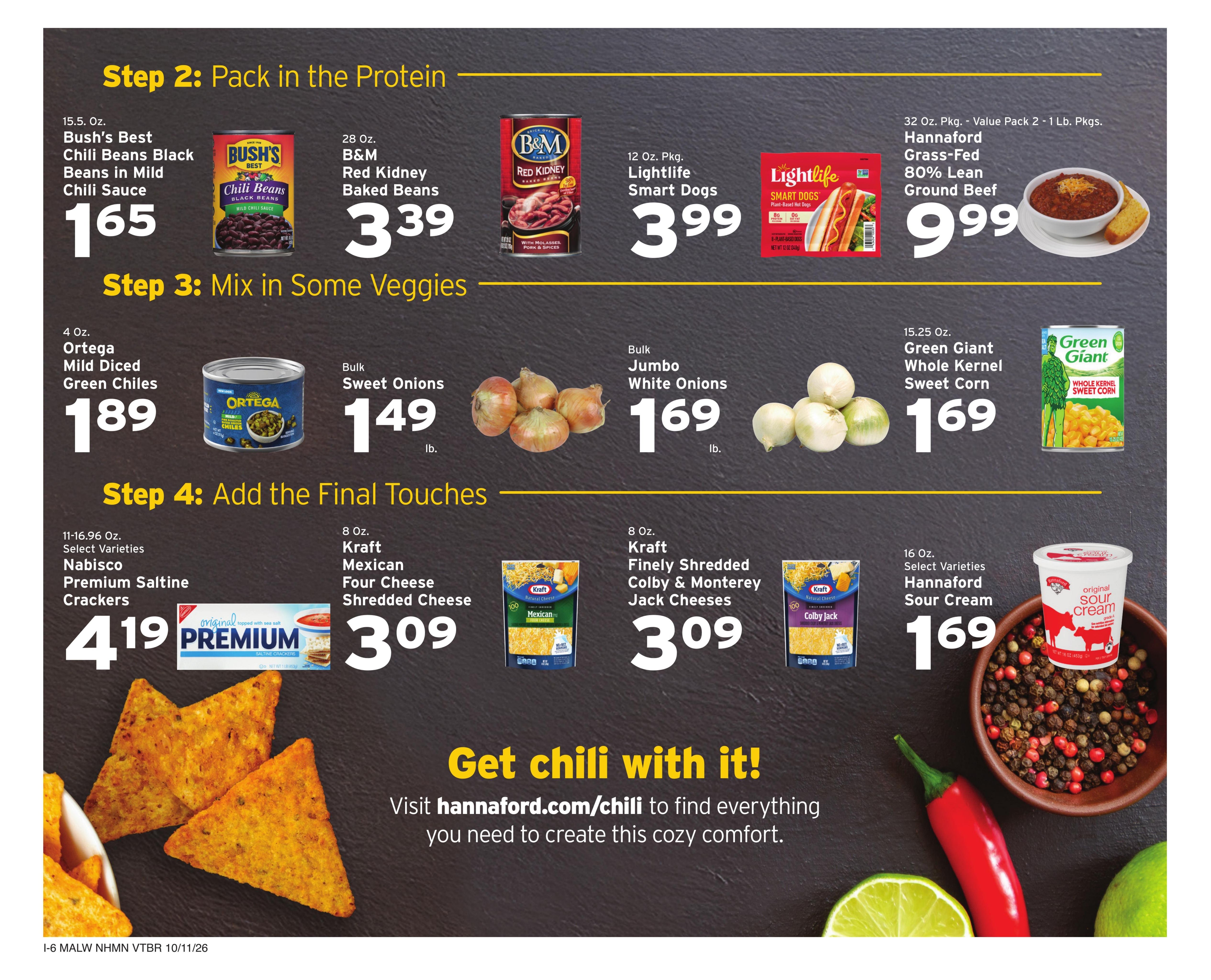 Hannaford (Chesterfield-West Chesterfield Area, NH) Week 42 Flyer for Flipp Weekly Ad October 11 - 17, 2026