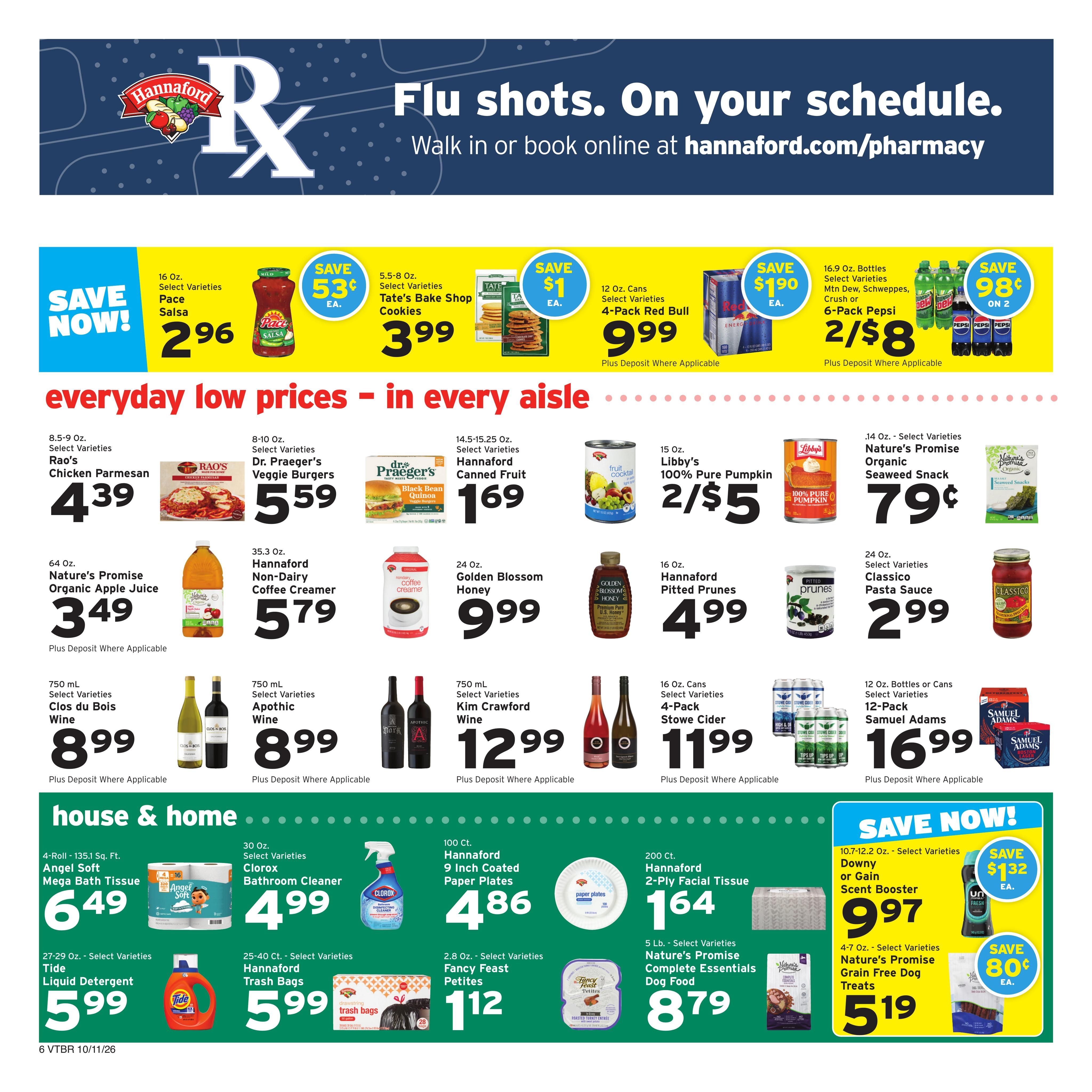 Hannaford (Chesterfield-West Chesterfield Area, NH) Week 42 Flyer for Flipp Weekly Ad October 11 - 17, 2026