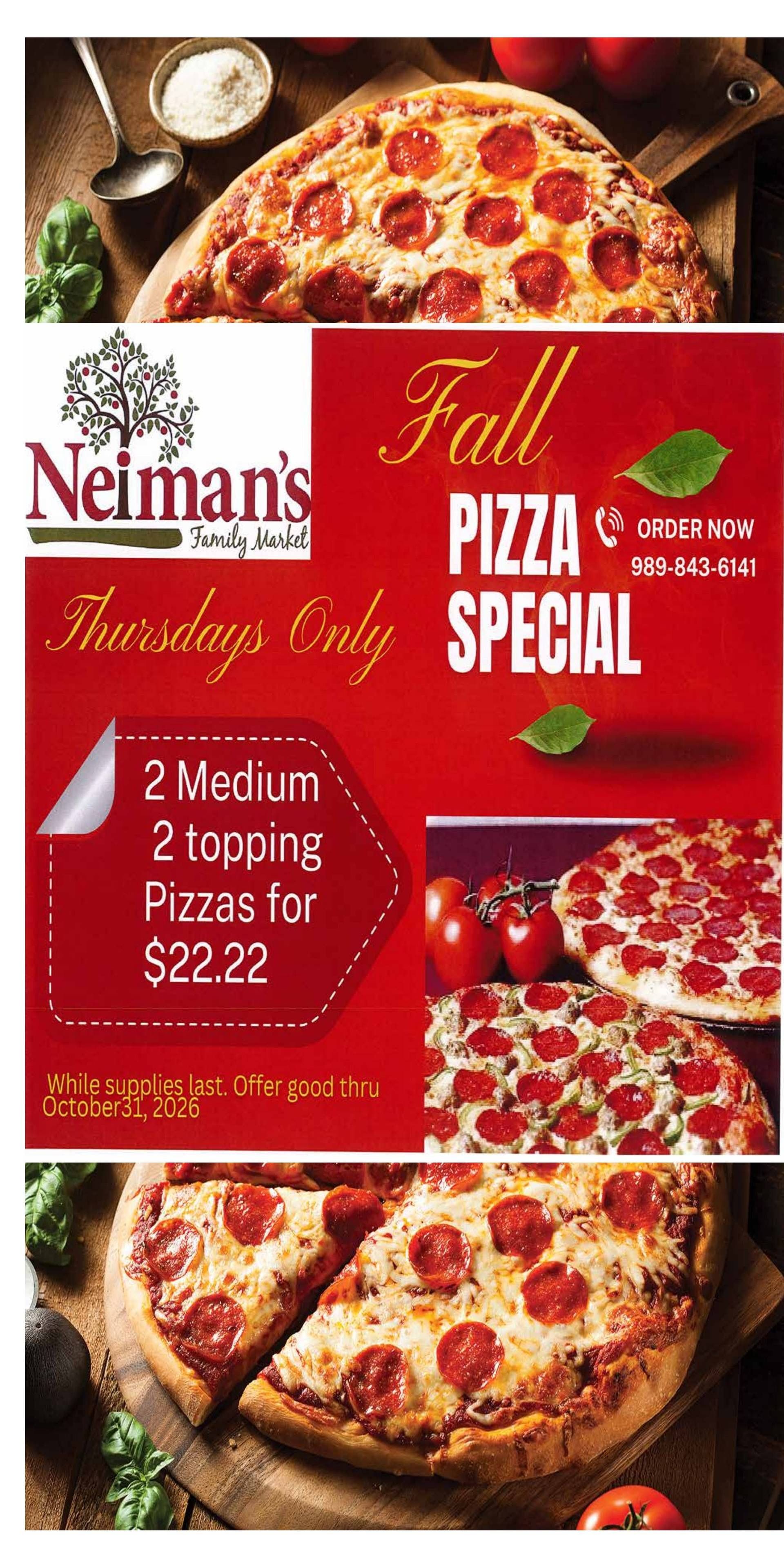 Neiman's Family Market (Mayville, MI) Weekly Ad October 5 - 11, 2026
