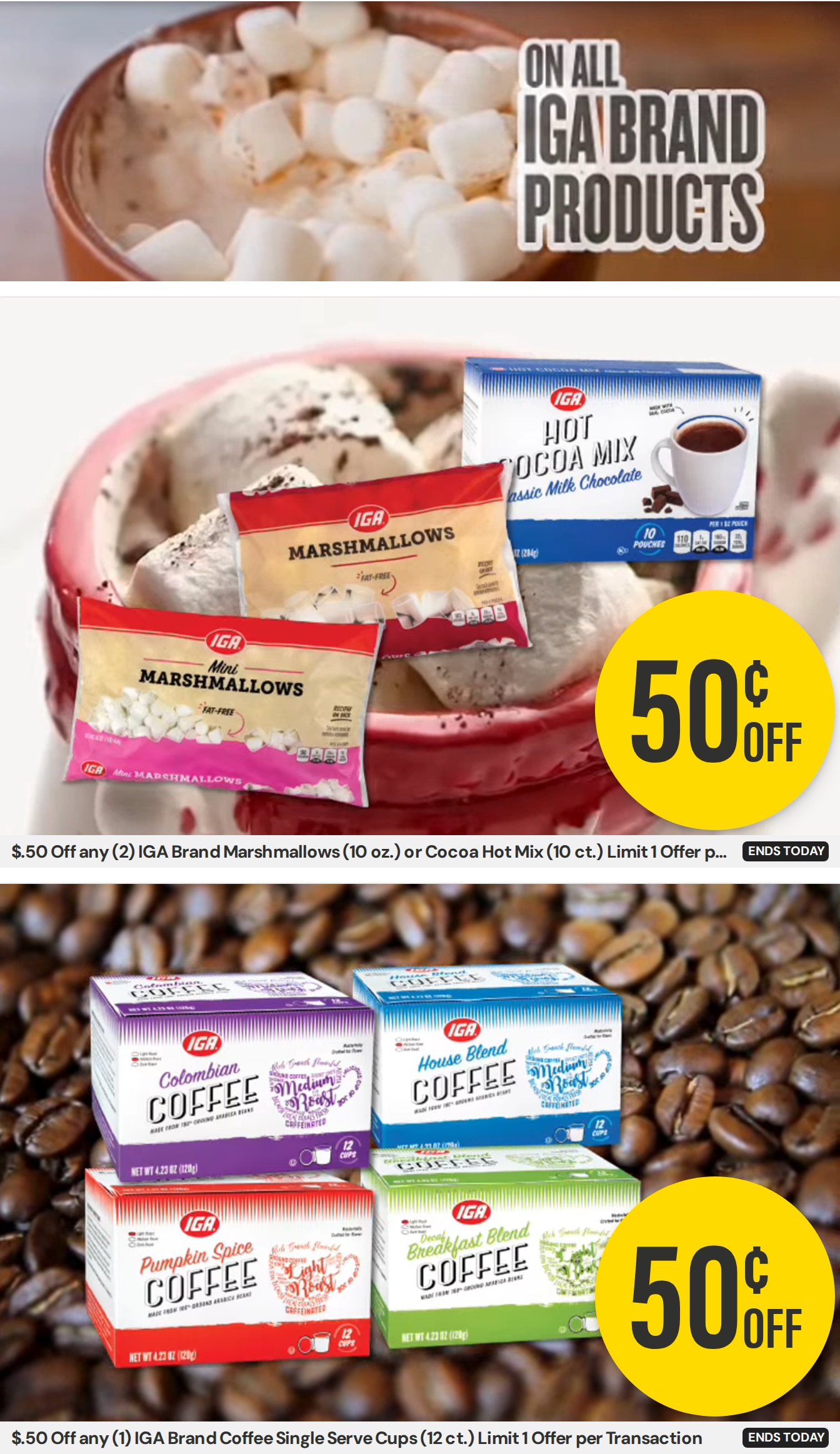 Walsh's Quality Market IGA Weekly Ad October 7 - 20, 2026