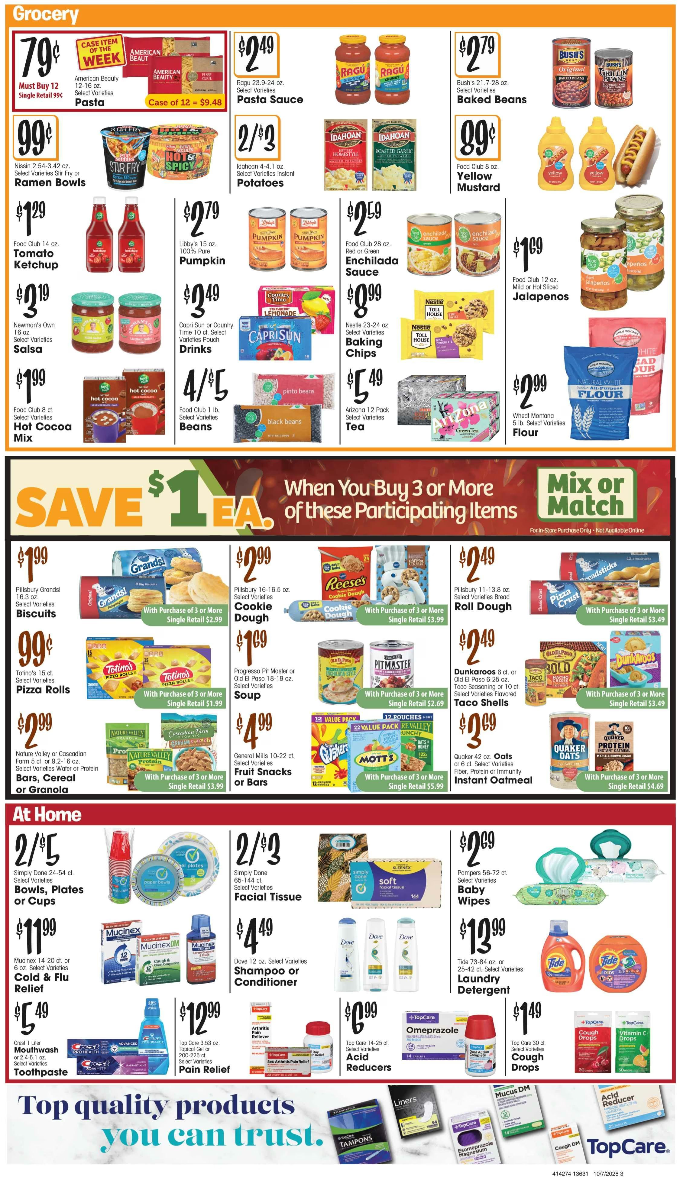 468 Market (130 1st St N, Cascade, MT) Weekly Ad October 7 - 13, 2026