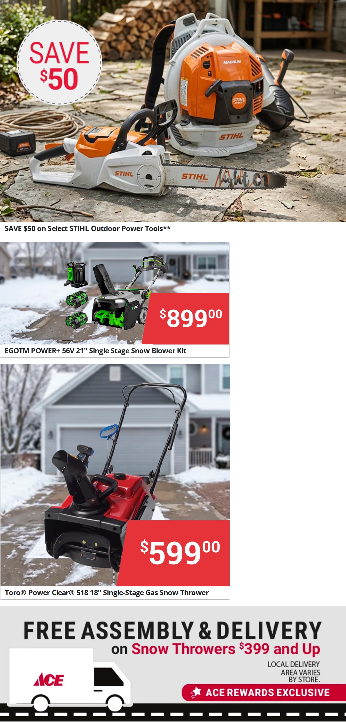 Calcutta Ace Hardware Weekly Ad October 1 - 31, 2026